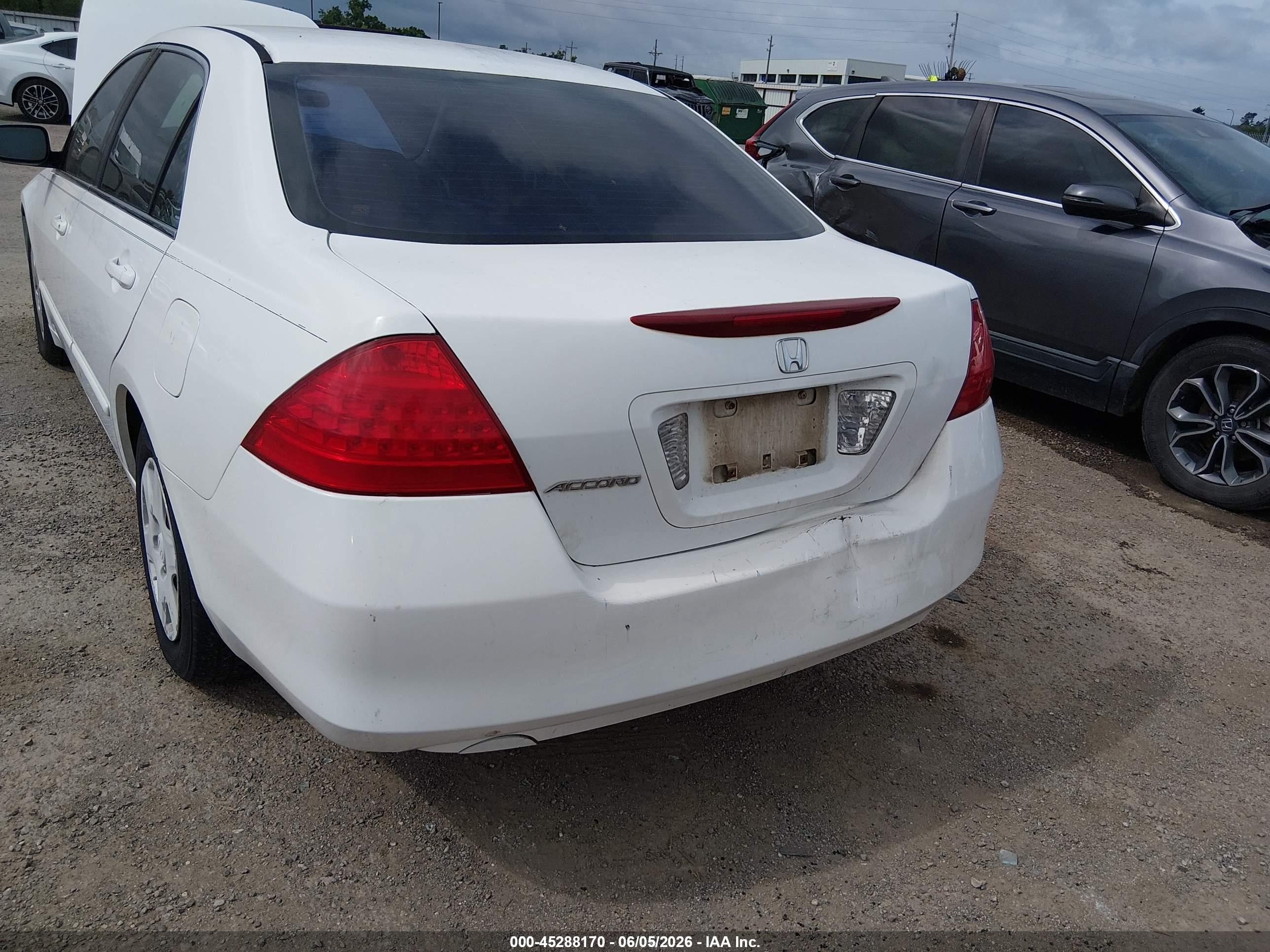 2007 Honda Accord 2.4 Se Белый vin: 1HGCM56327A131064