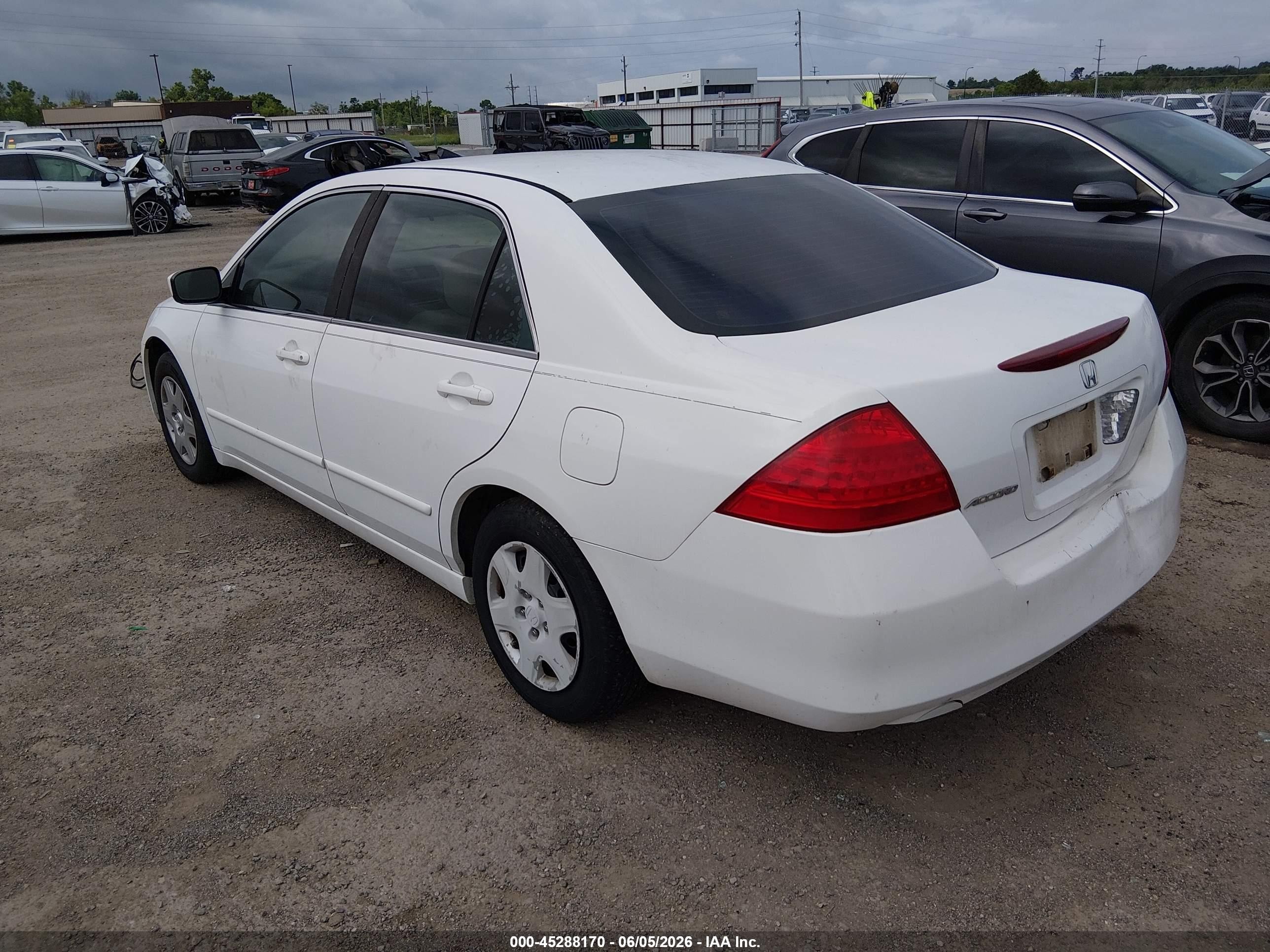 2007 Honda Accord 2.4 Se Белый vin: 1HGCM56327A131064