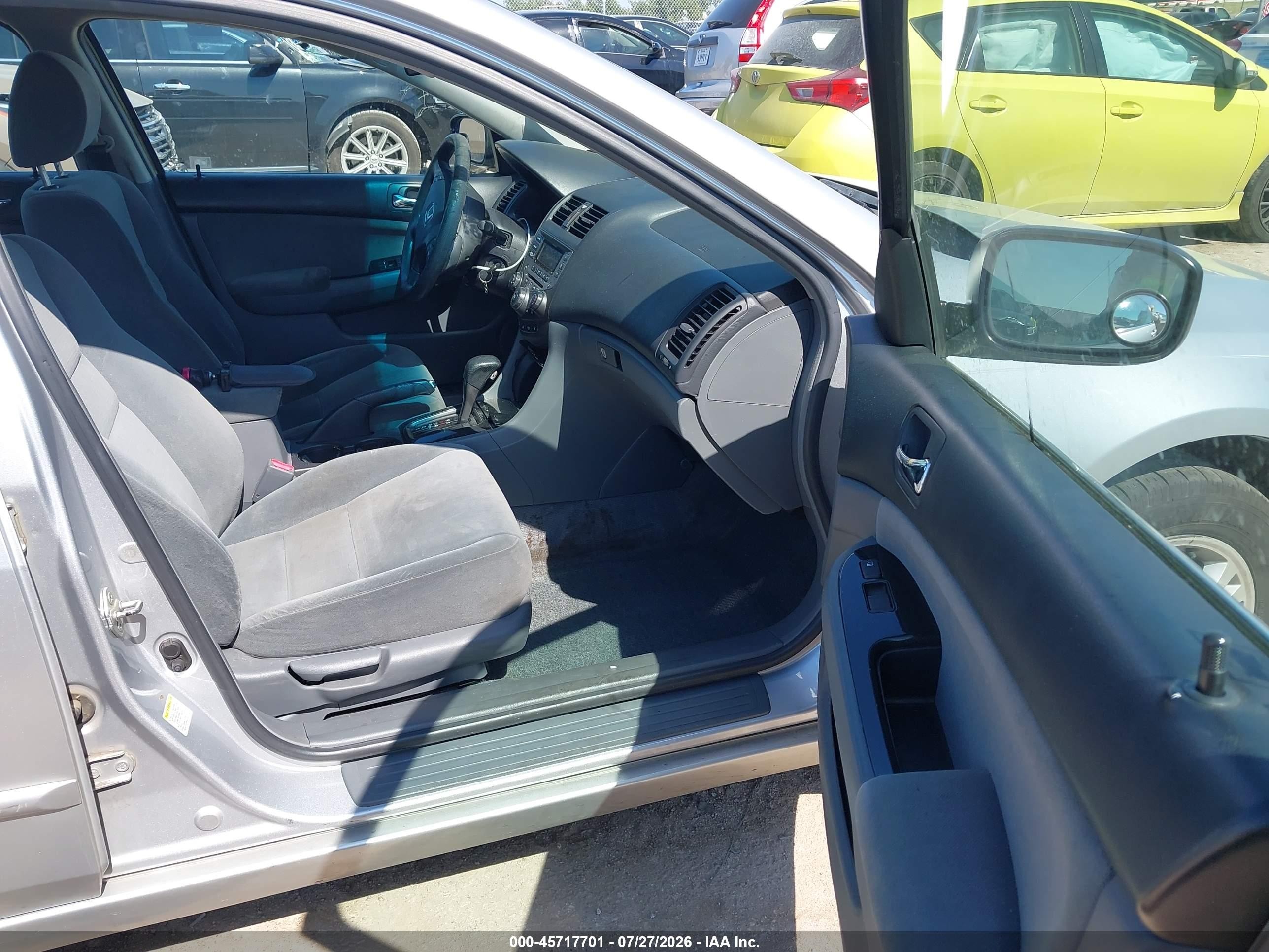 2007 Honda Accord 2.4 Se Silver vin: 1HGCM56327A174545
