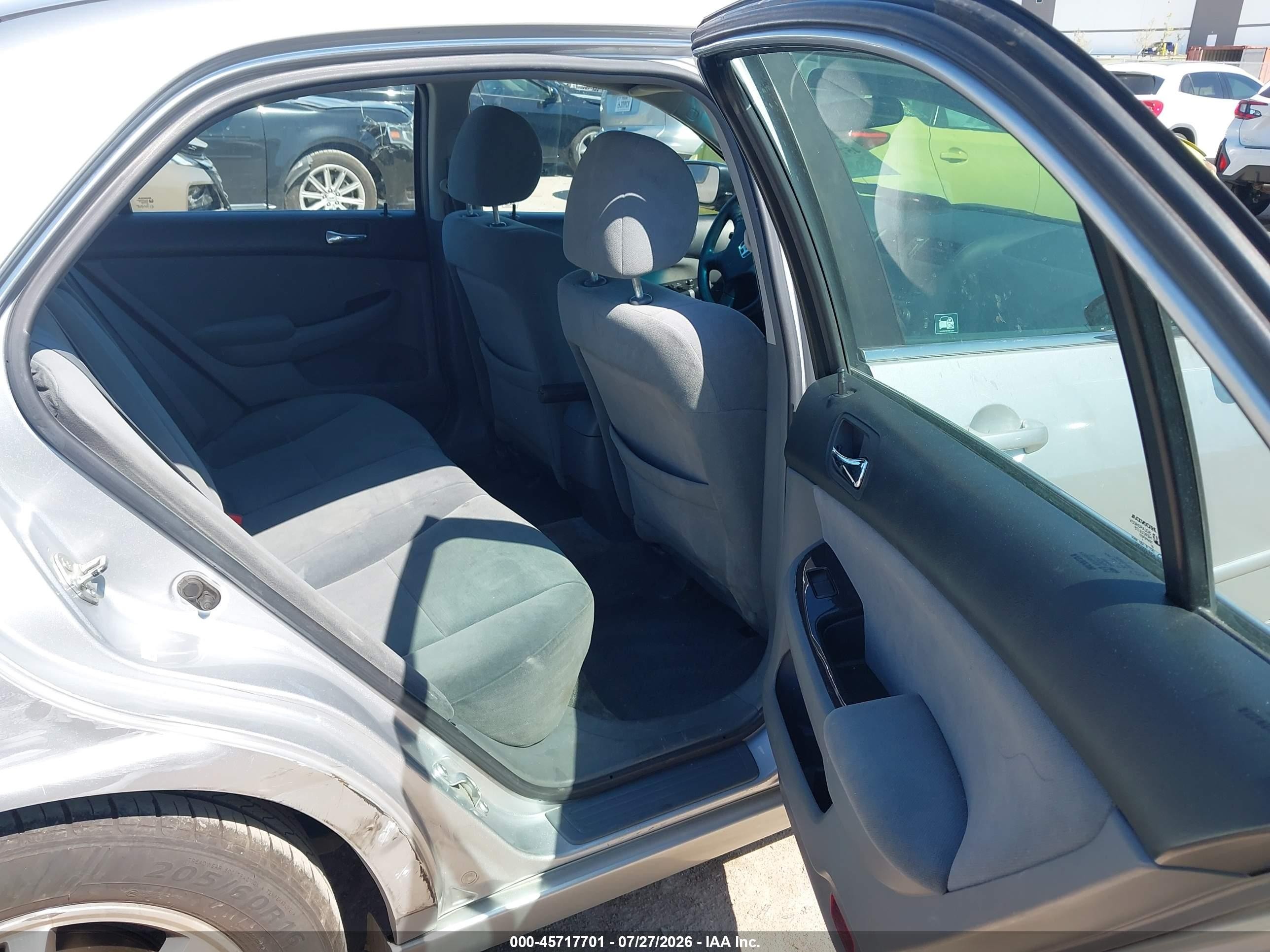 2007 Honda Accord 2.4 Se Silver vin: 1HGCM56327A174545