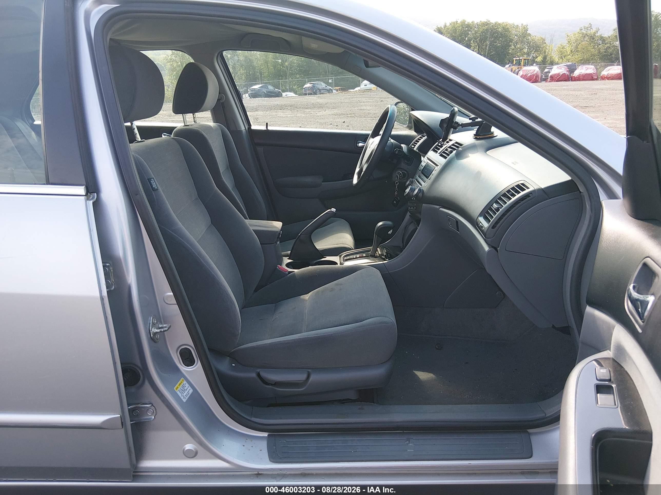 2007 Honda Accord 2.4 Se Silver vin: 1HGCM56327A214655