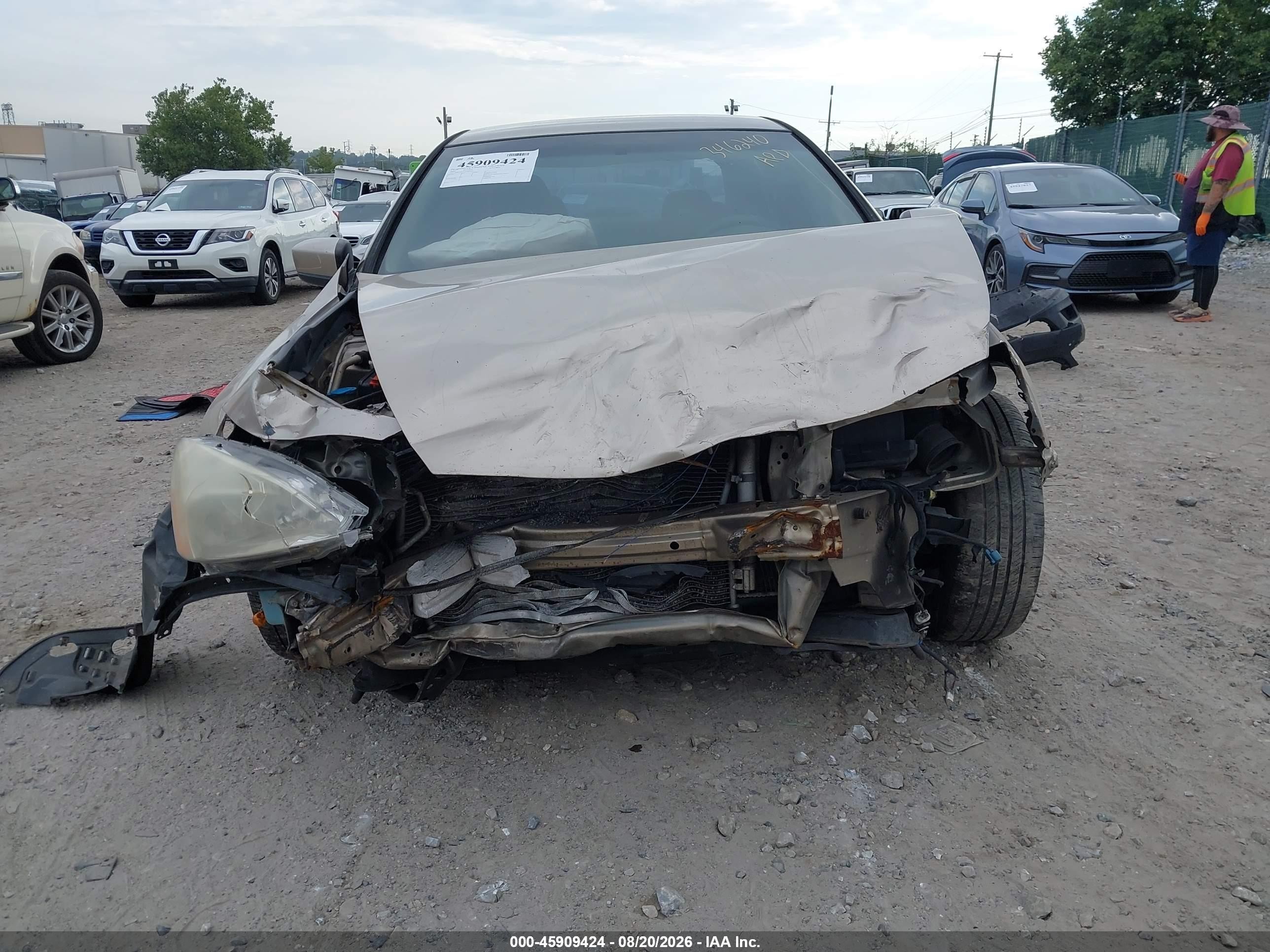 2003 Honda Accord 2.4 Lx Tan vin: 1HGCM56333A027077