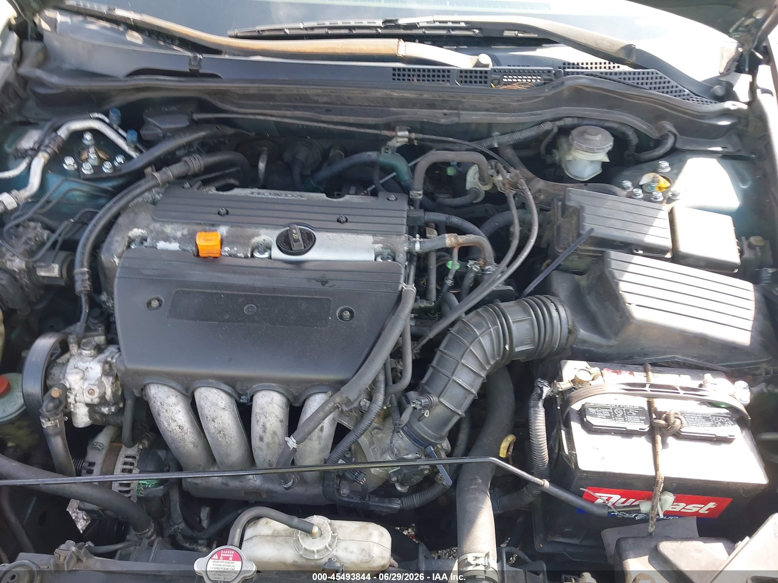 2003 Honda Accord 2.4 Lx Green vin: 1HGCM56333A074870