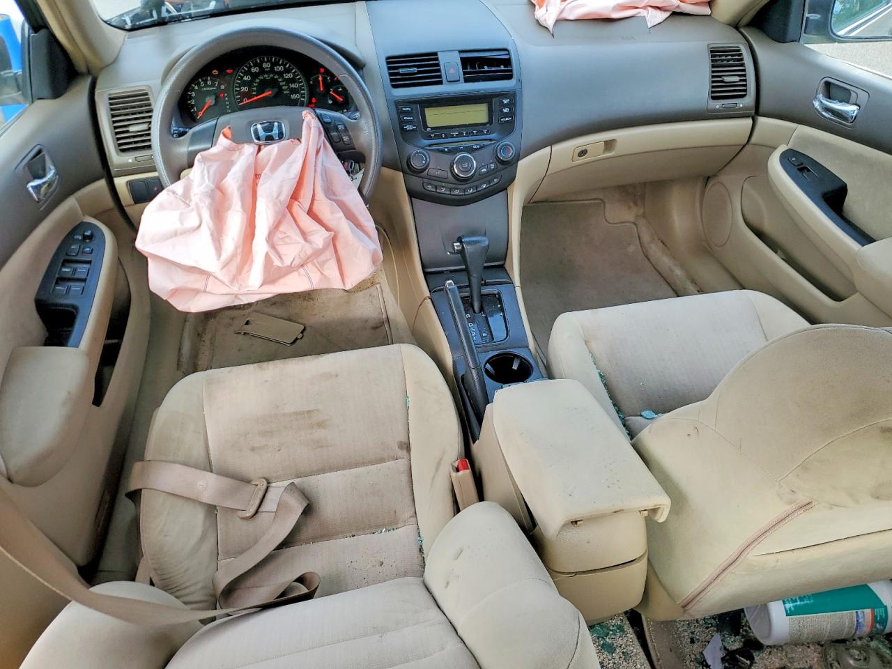 2003 Honda Accord Lx Желто-коричневый vin: 1HGCM56333A103249