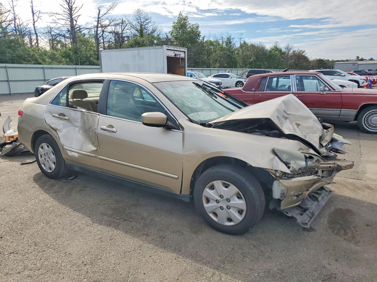 2003 Honda Accord Lx Желто-коричневый vin: 1HGCM56333A103249
