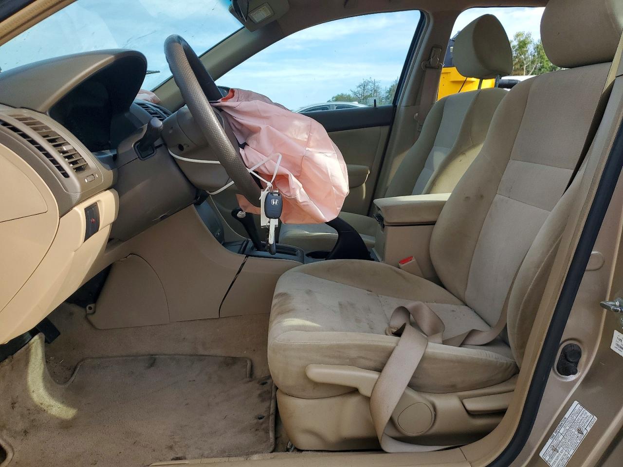 2003 Honda Accord Lx Желто-коричневый vin: 1HGCM56333A103249