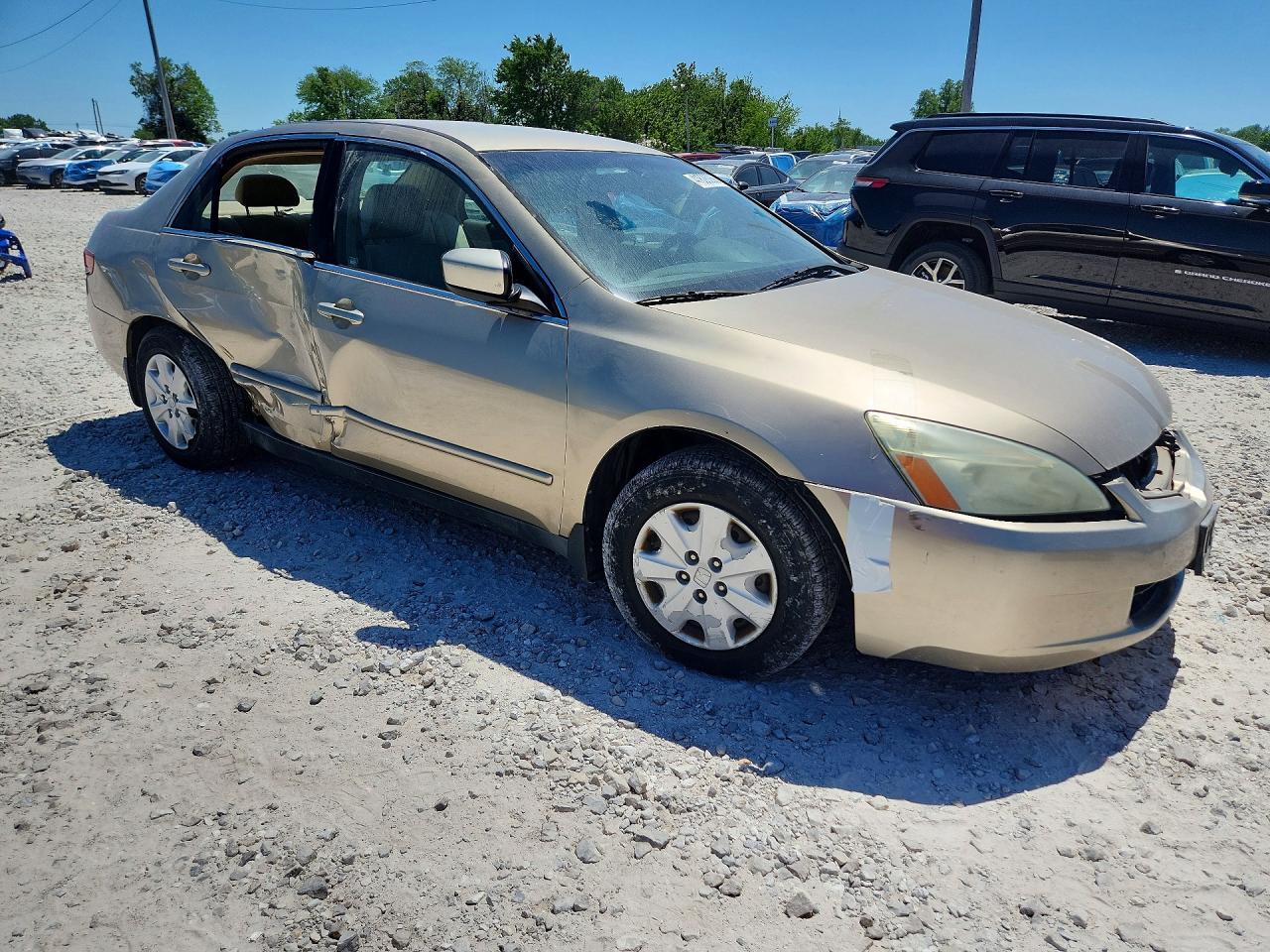 2003 Honda Accord Lx Tan vin: 1HGCM56333A143752