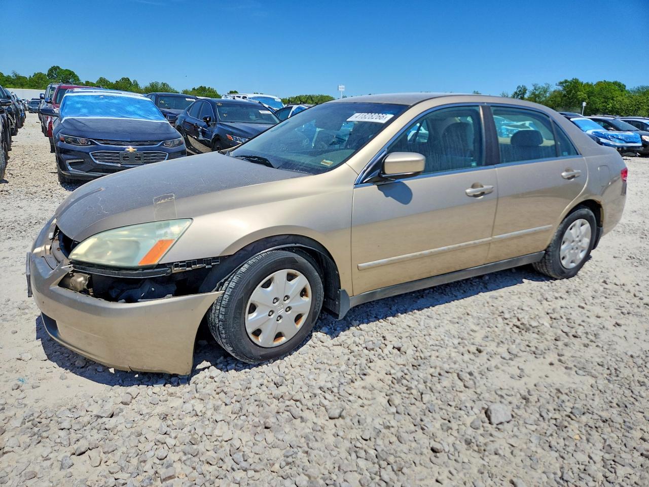 2003 Honda Accord Lx Tan vin: 1HGCM56333A143752