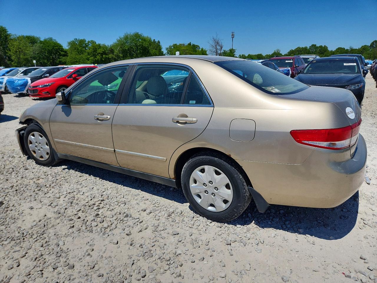 2003 Honda Accord Lx Tan vin: 1HGCM56333A143752