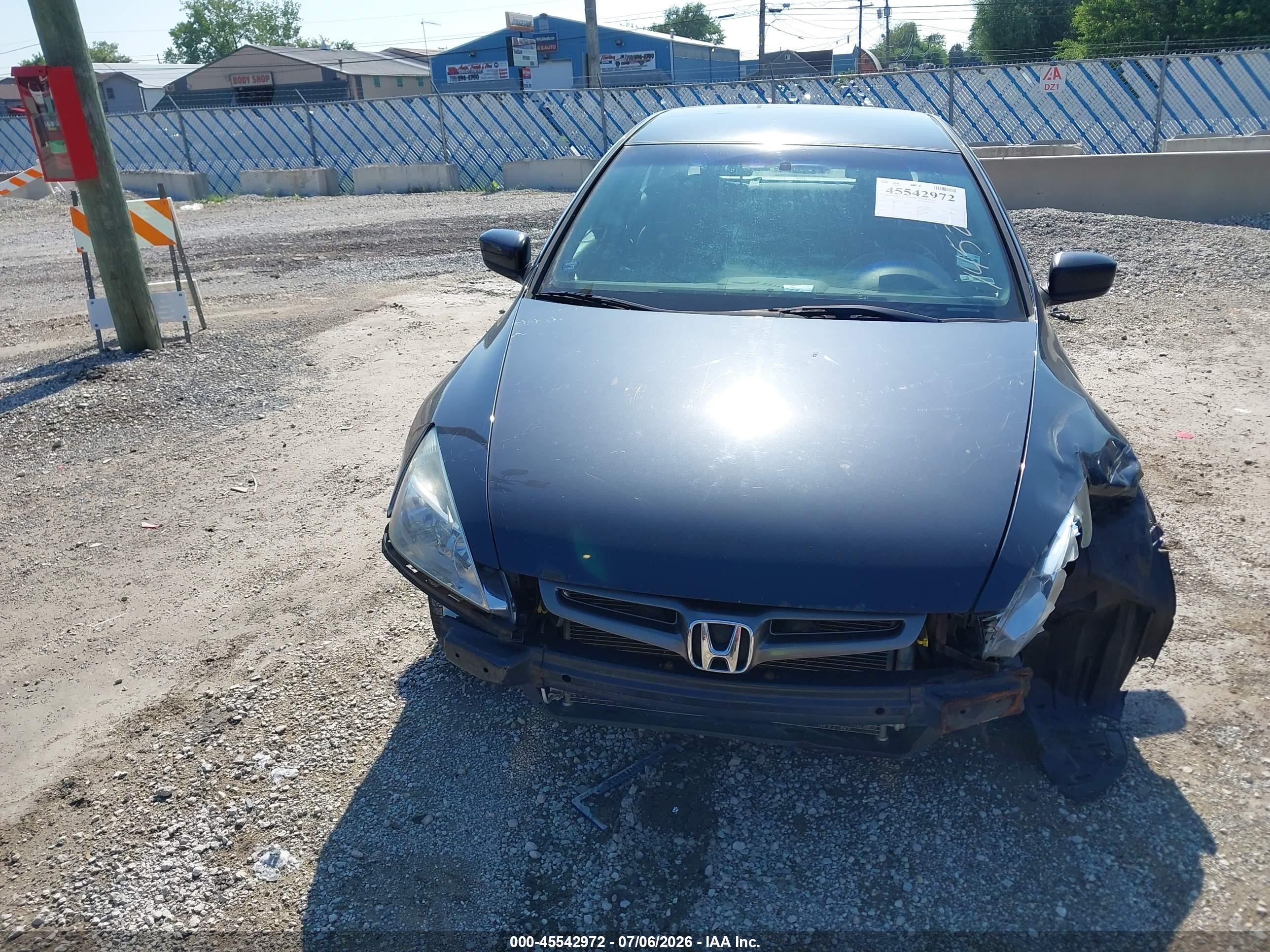 2003 Honda Accord Sdn Lx Gray vin: 1HGCM56333A145212