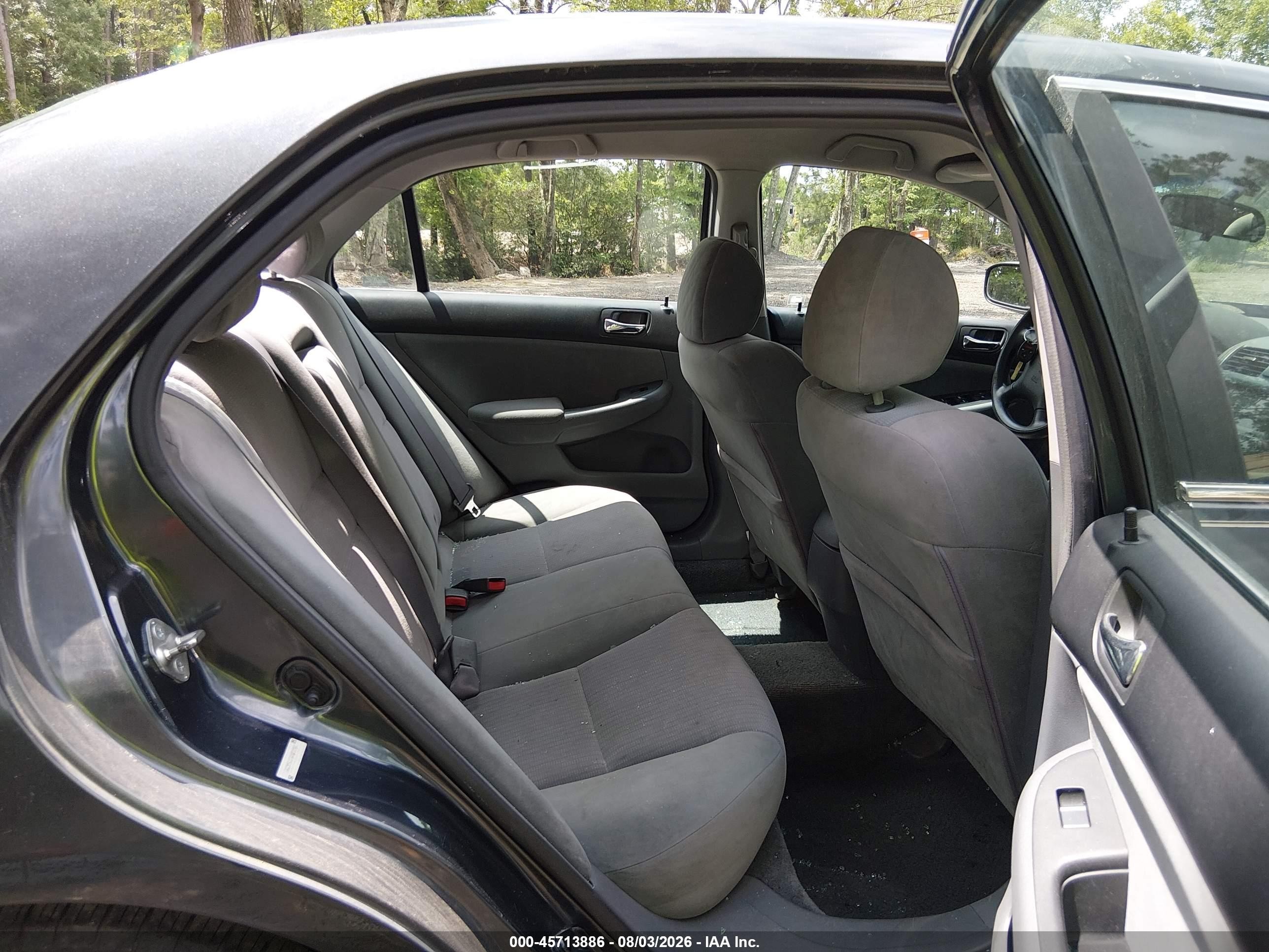 2004 Honda Accord 2.4 Lx Gray vin: 1HGCM56334A051901