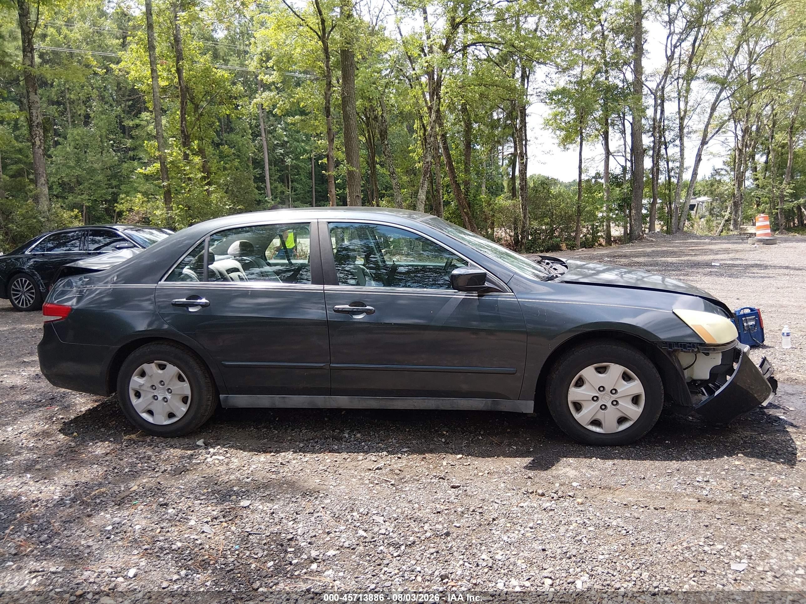 2004 Honda Accord 2.4 Lx Gray vin: 1HGCM56334A051901
