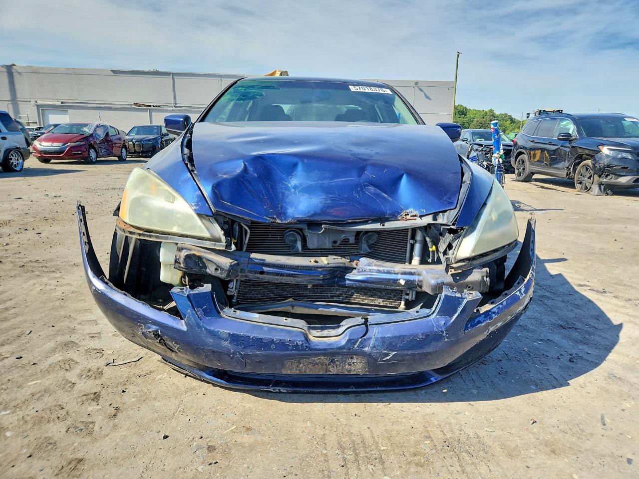 2004 Honda Accord Lx Blue vin: 1HGCM56334A053082