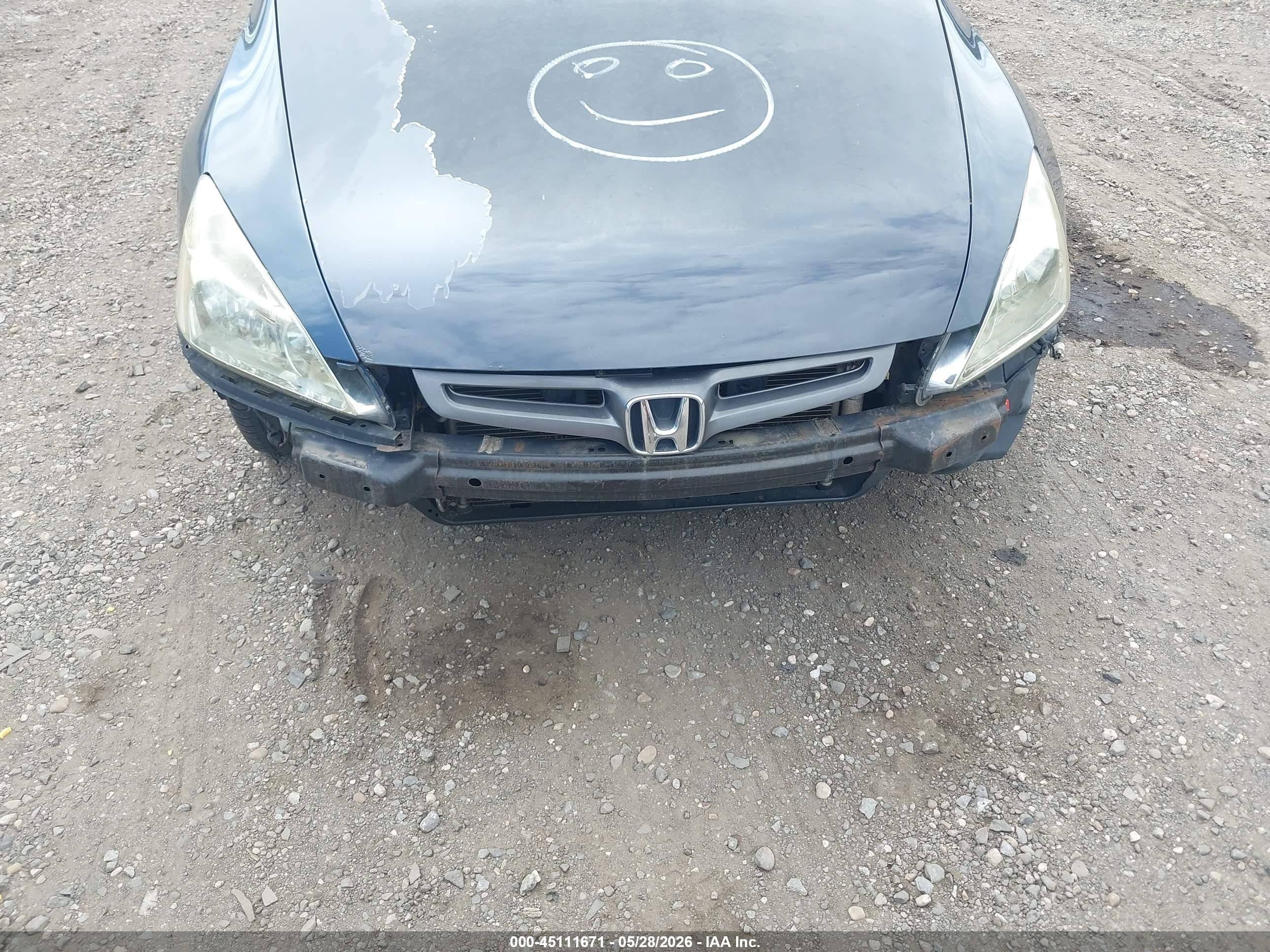 2004 Honda Accord 2.4 Lx Gray vin: 1HGCM56334A134177