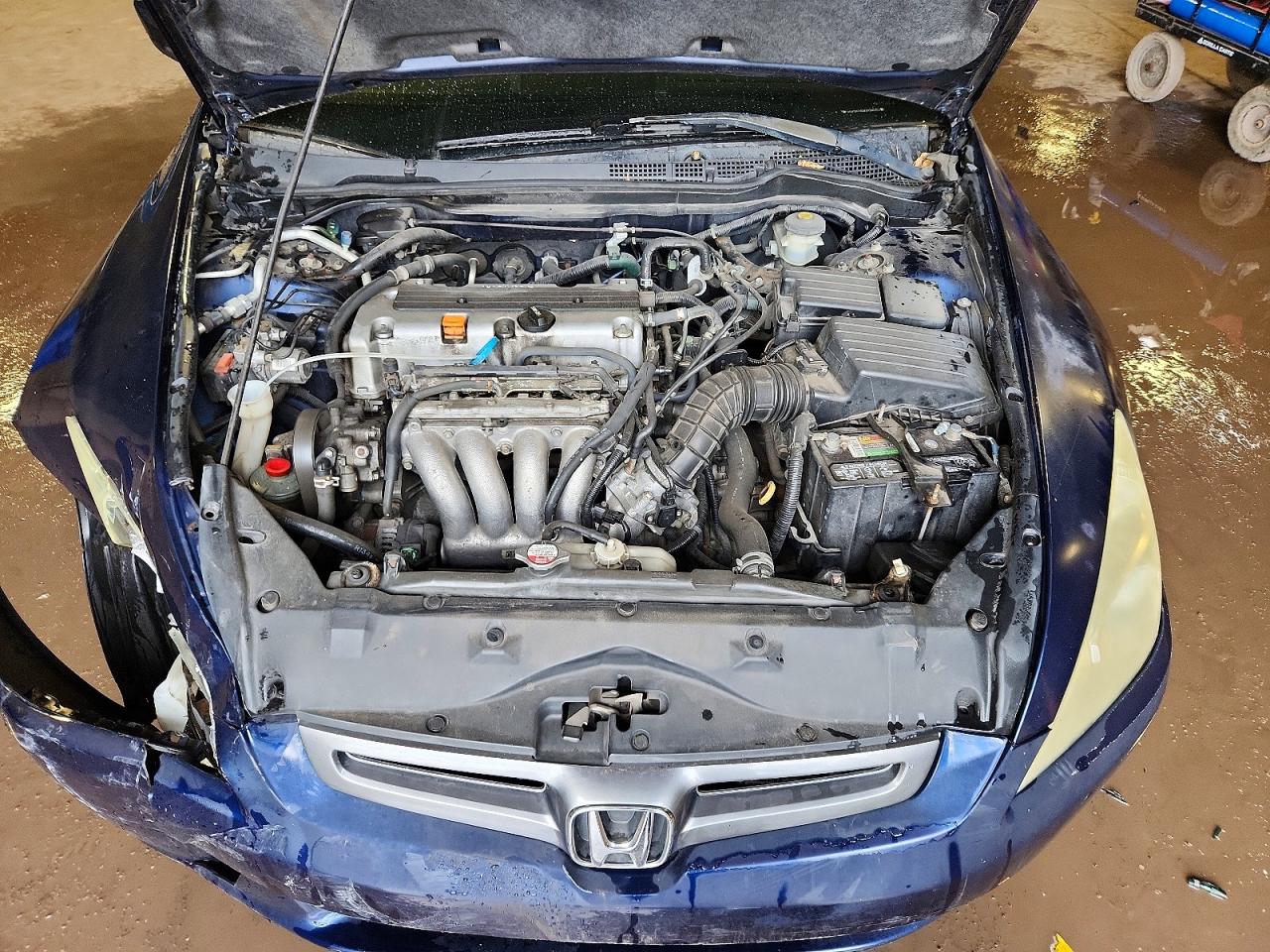 2004 Honda Accord Lx Blue vin: 1HGCM56334A134616