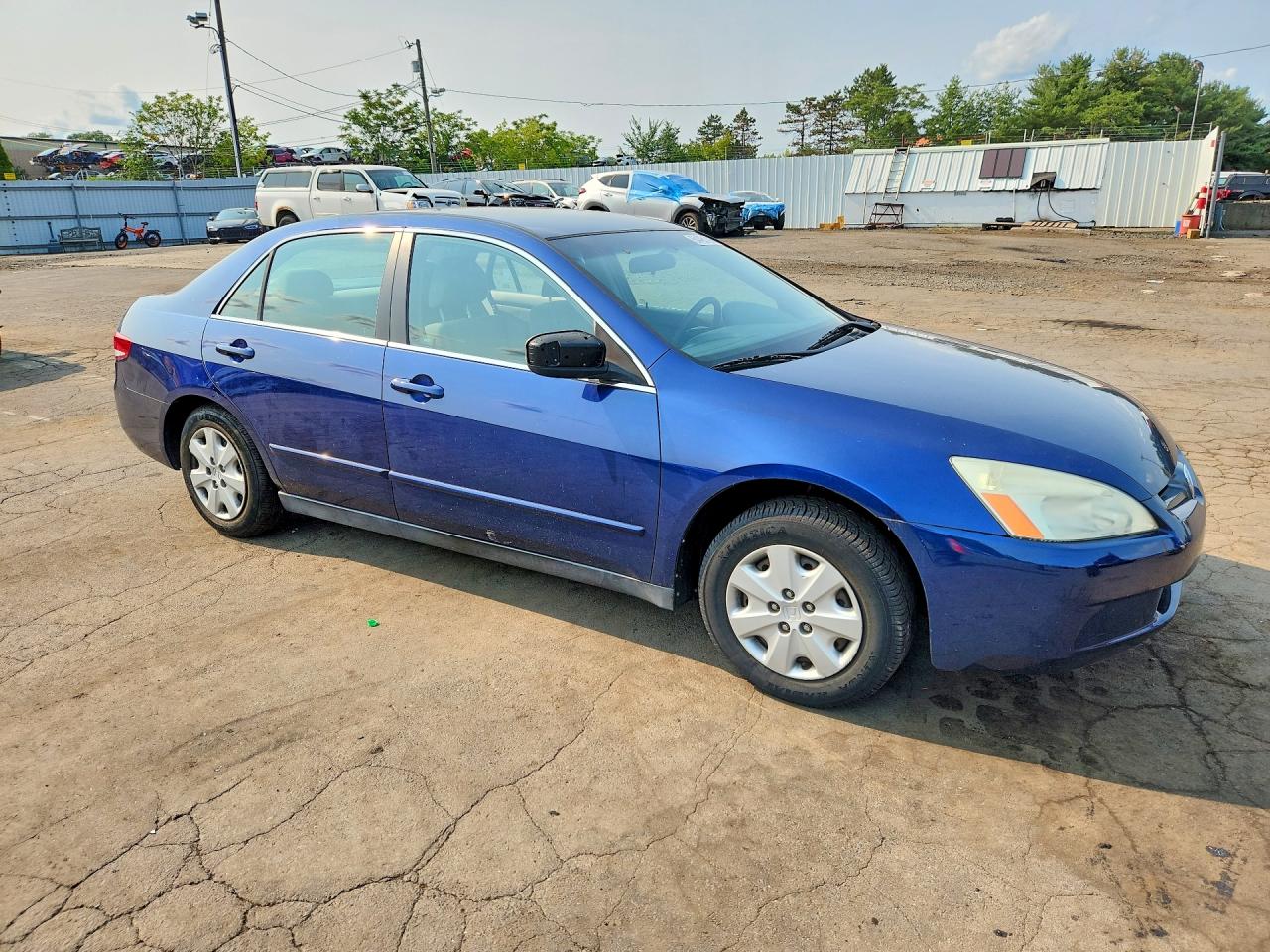 2004 Honda Accord Lx Blue vin: 1HGCM56334A147477
