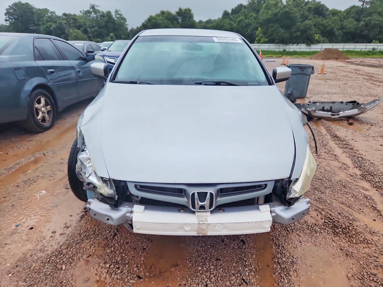 2004 Honda Accord Lx Silver vin: 1HGCM56334A148533