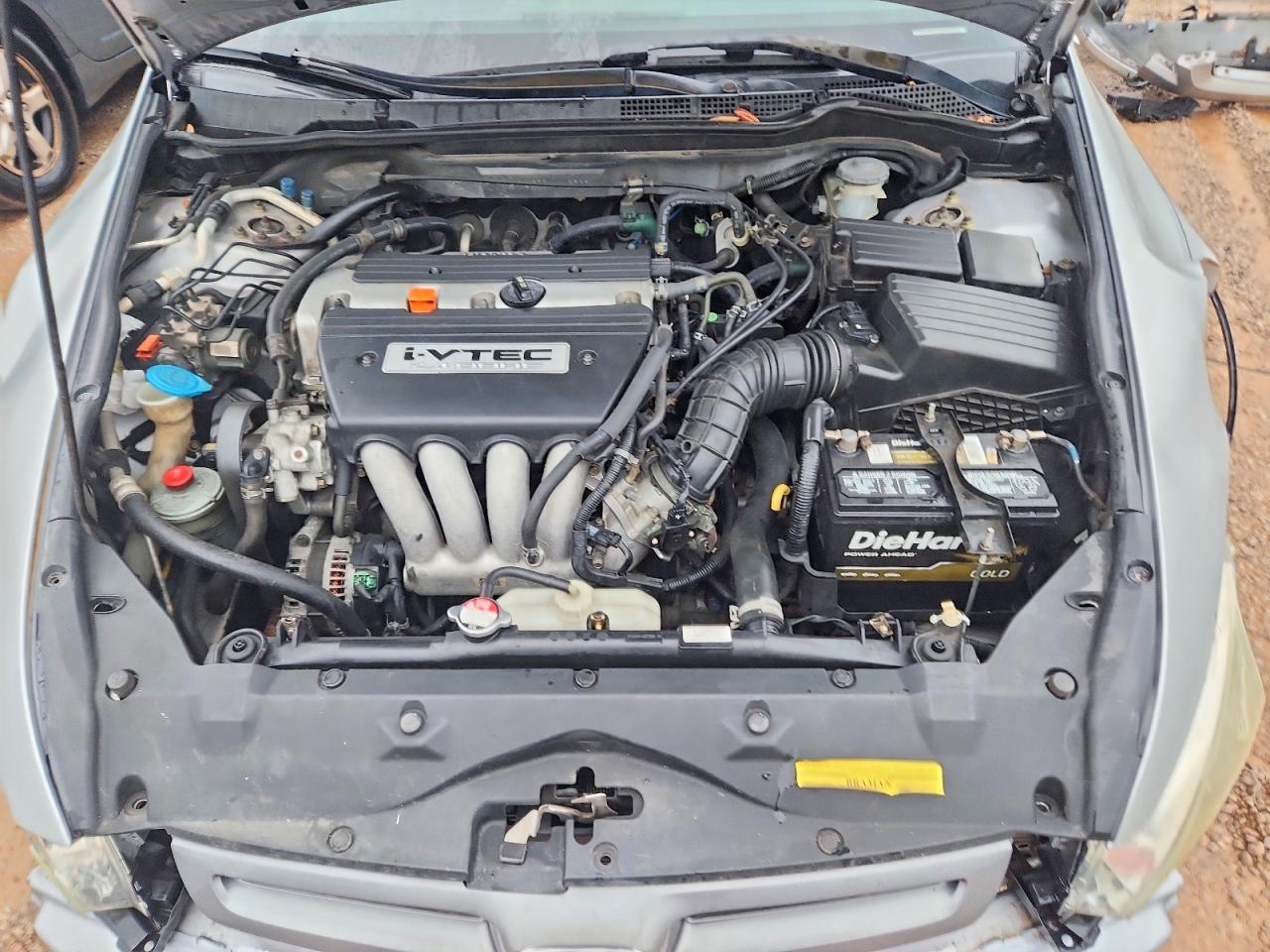 2004 Honda Accord Lx Silver vin: 1HGCM56334A148533