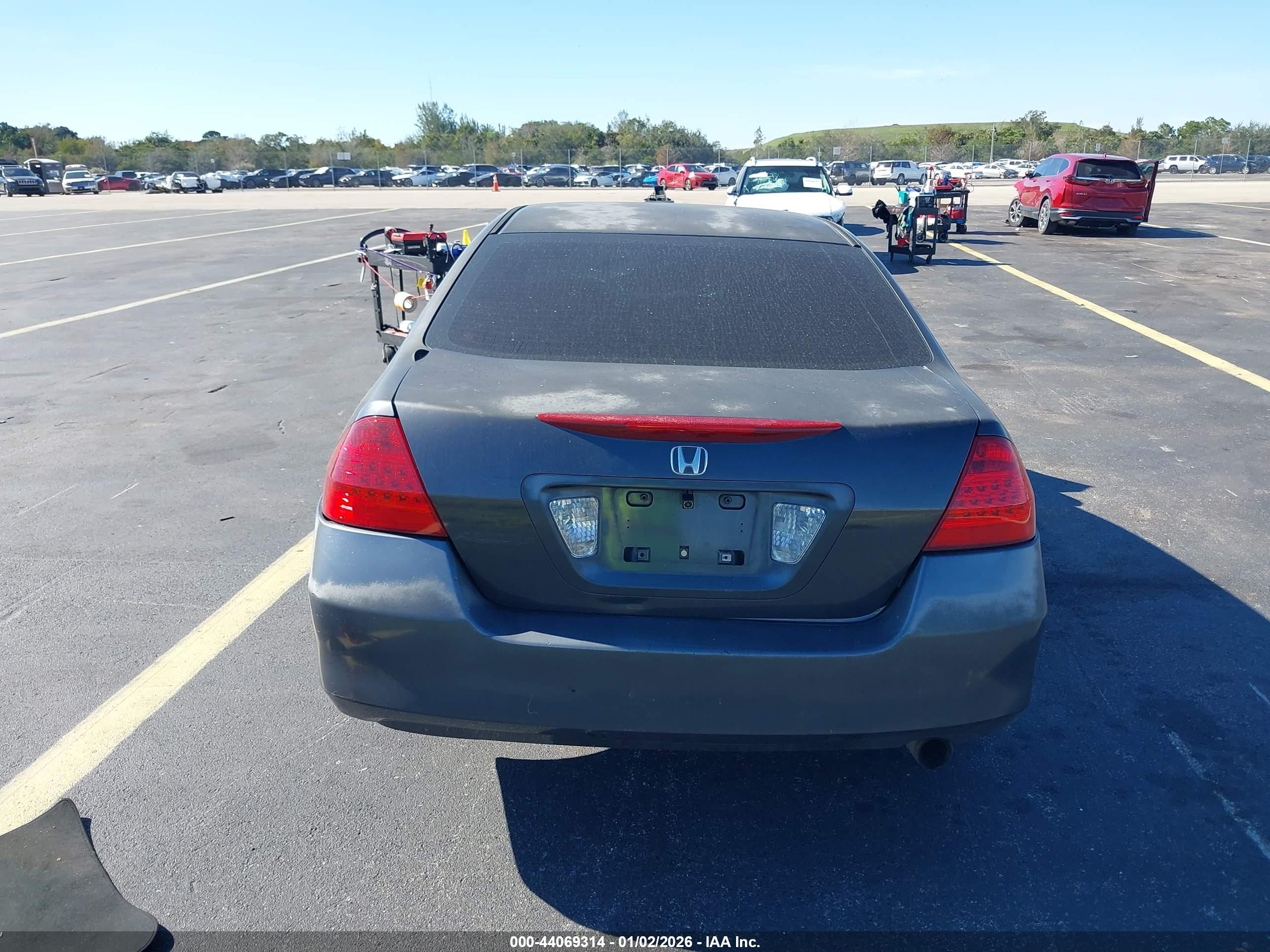 2006 Honda Accord 2.4 Se Gray vin: 1HGCM56336A029254