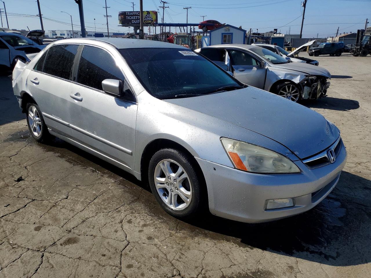 2006 Honda Accord Se Silver vin: 1HGCM56336A036303