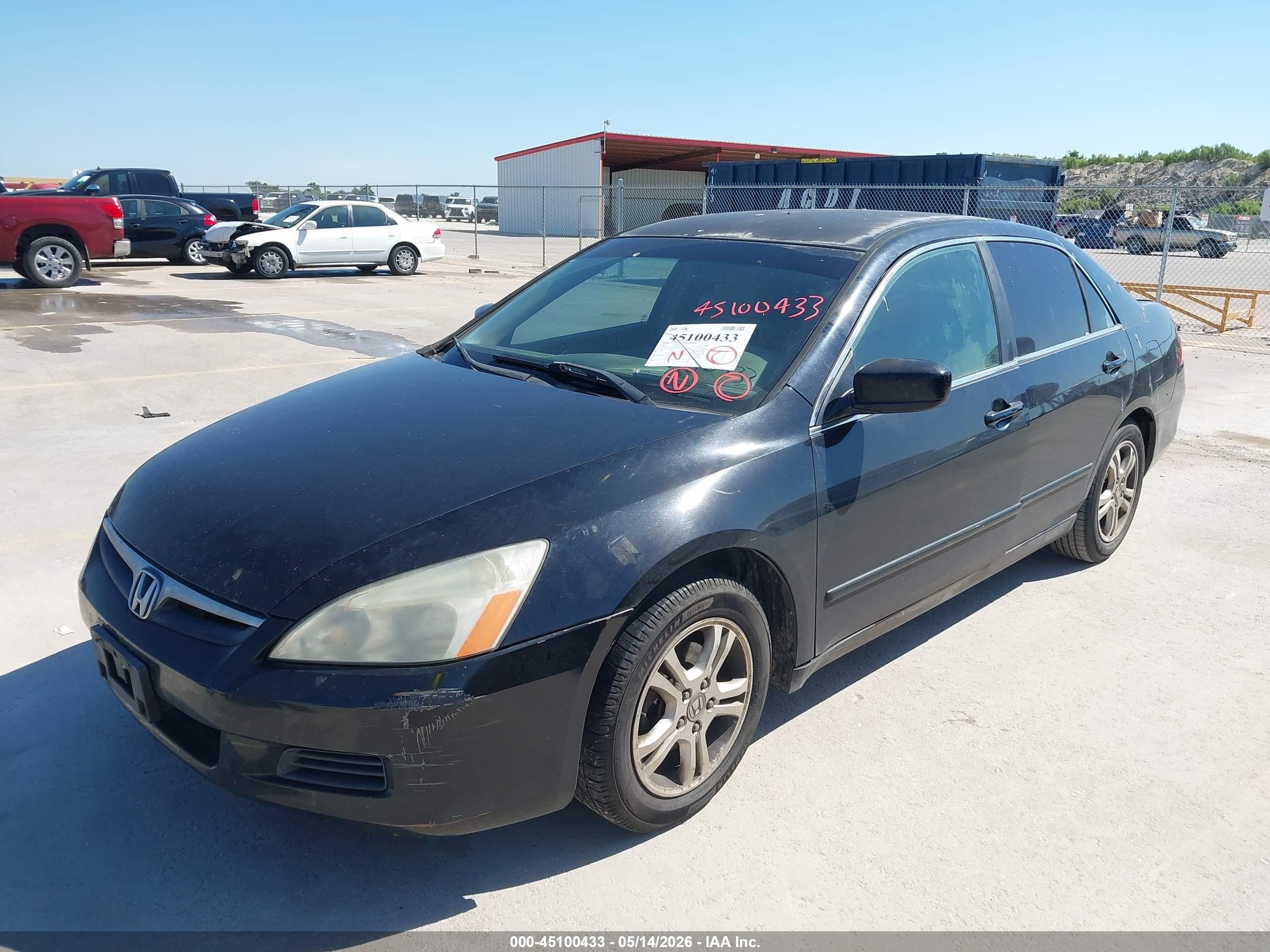 2006 Honda Accord 2.4 Se Черный vin: 1HGCM56336A059418