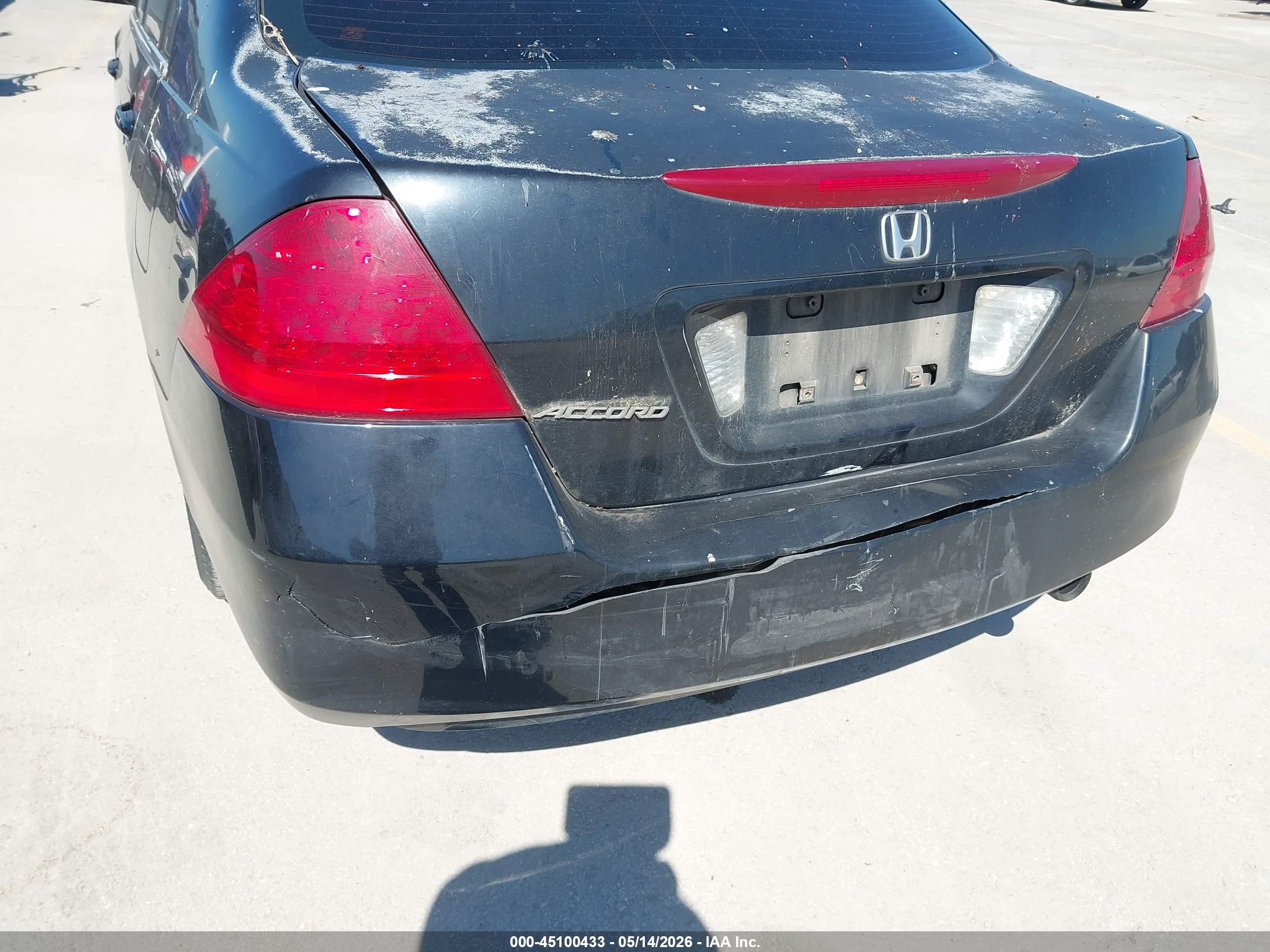 2006 Honda Accord 2.4 Se Черный vin: 1HGCM56336A059418