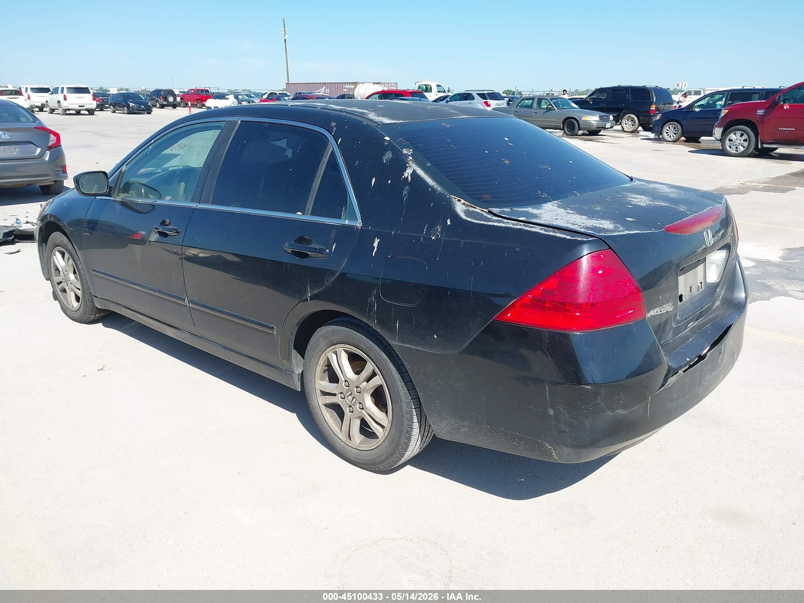 2006 Honda Accord 2.4 Se Черный vin: 1HGCM56336A059418