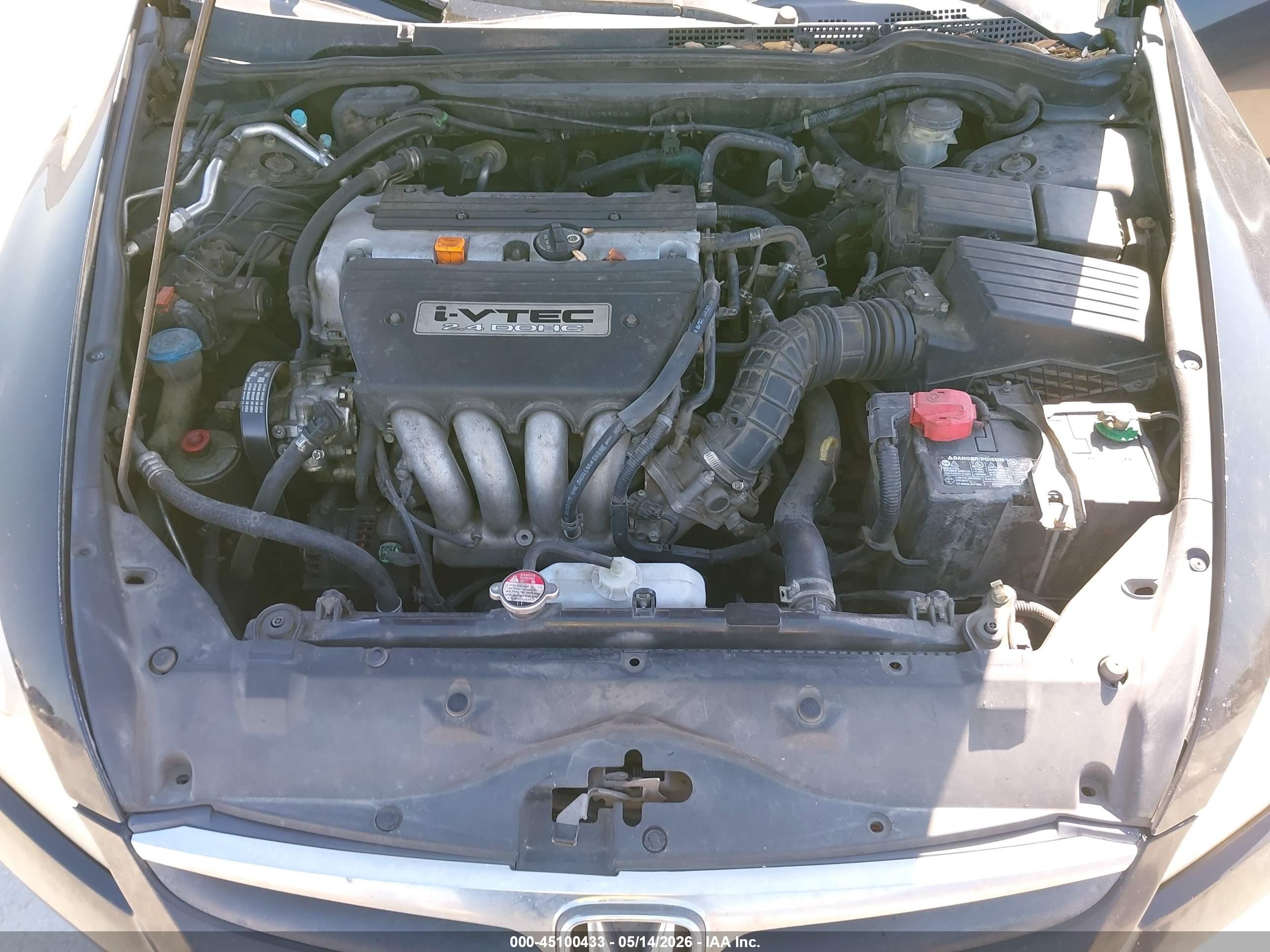 2006 Honda Accord 2.4 Se Черный vin: 1HGCM56336A059418