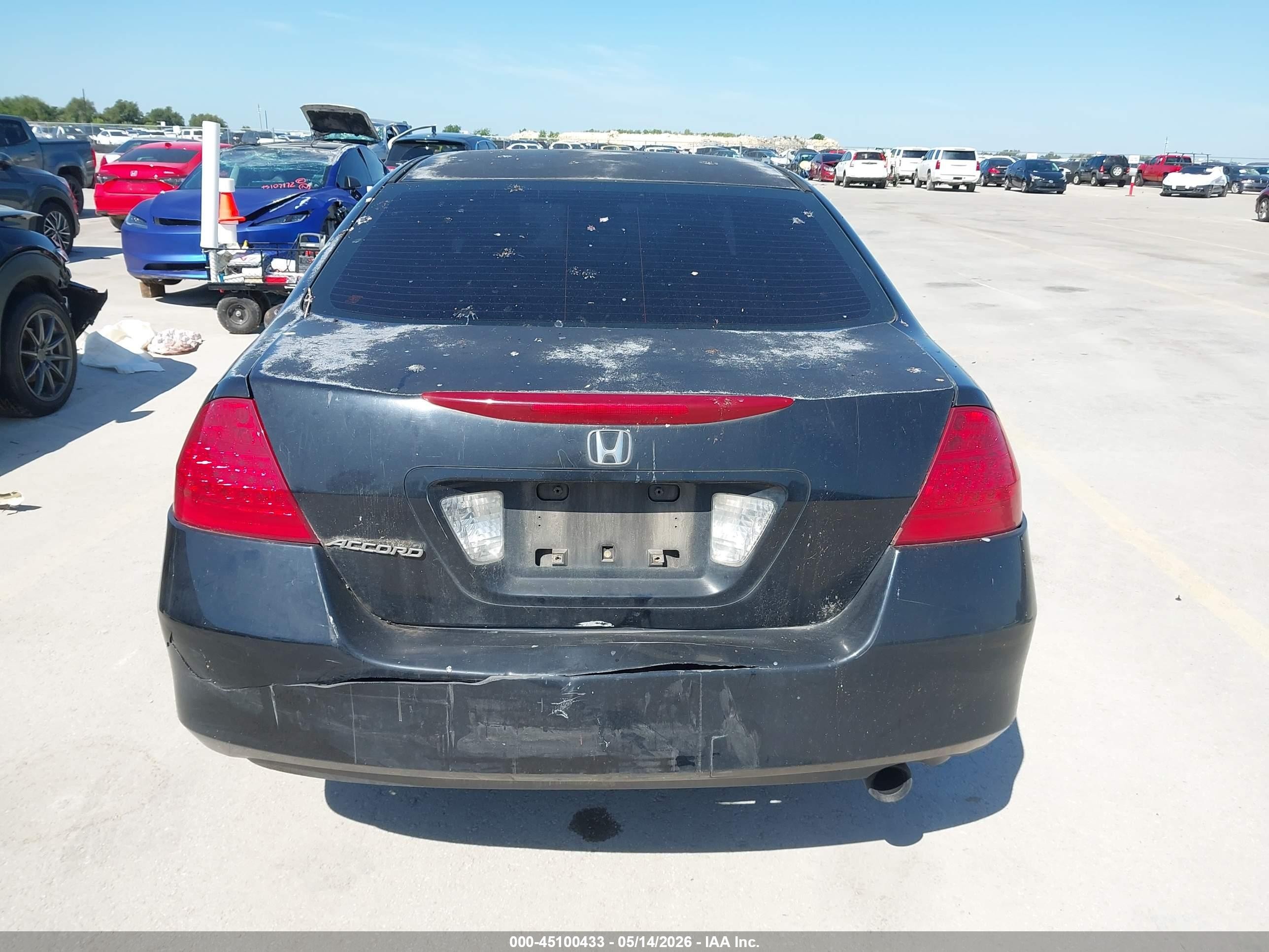 2006 Honda Accord 2.4 Se Черный vin: 1HGCM56336A059418