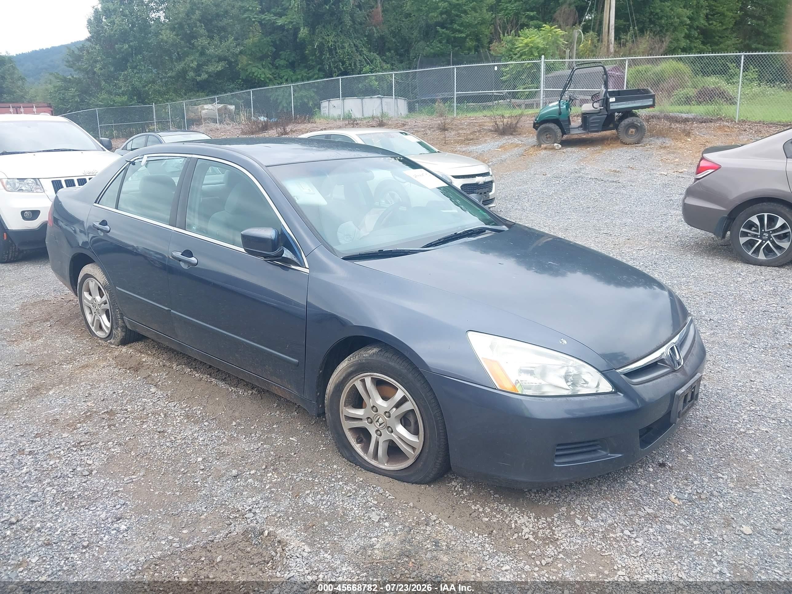 2006 Honda Accord 2.4 Se Gray vin: 1HGCM56336A086358
