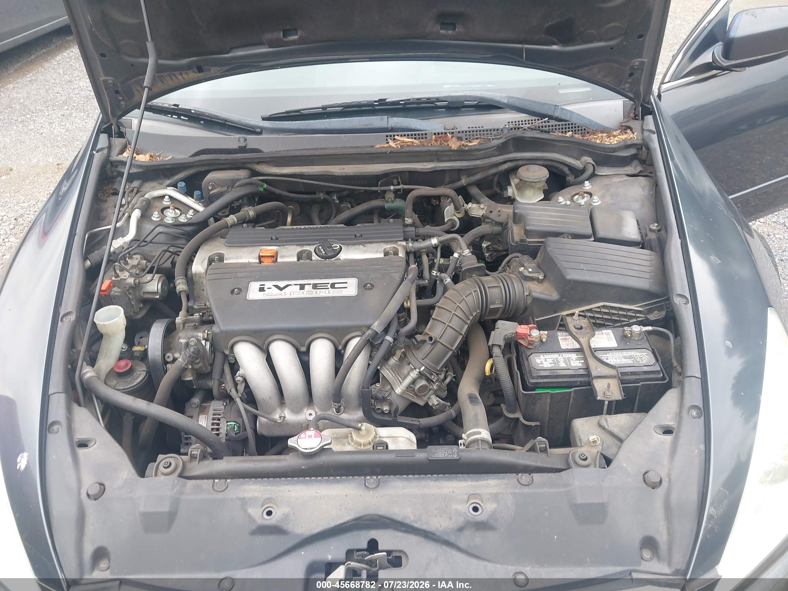 2006 Honda Accord 2.4 Se Gray vin: 1HGCM56336A086358