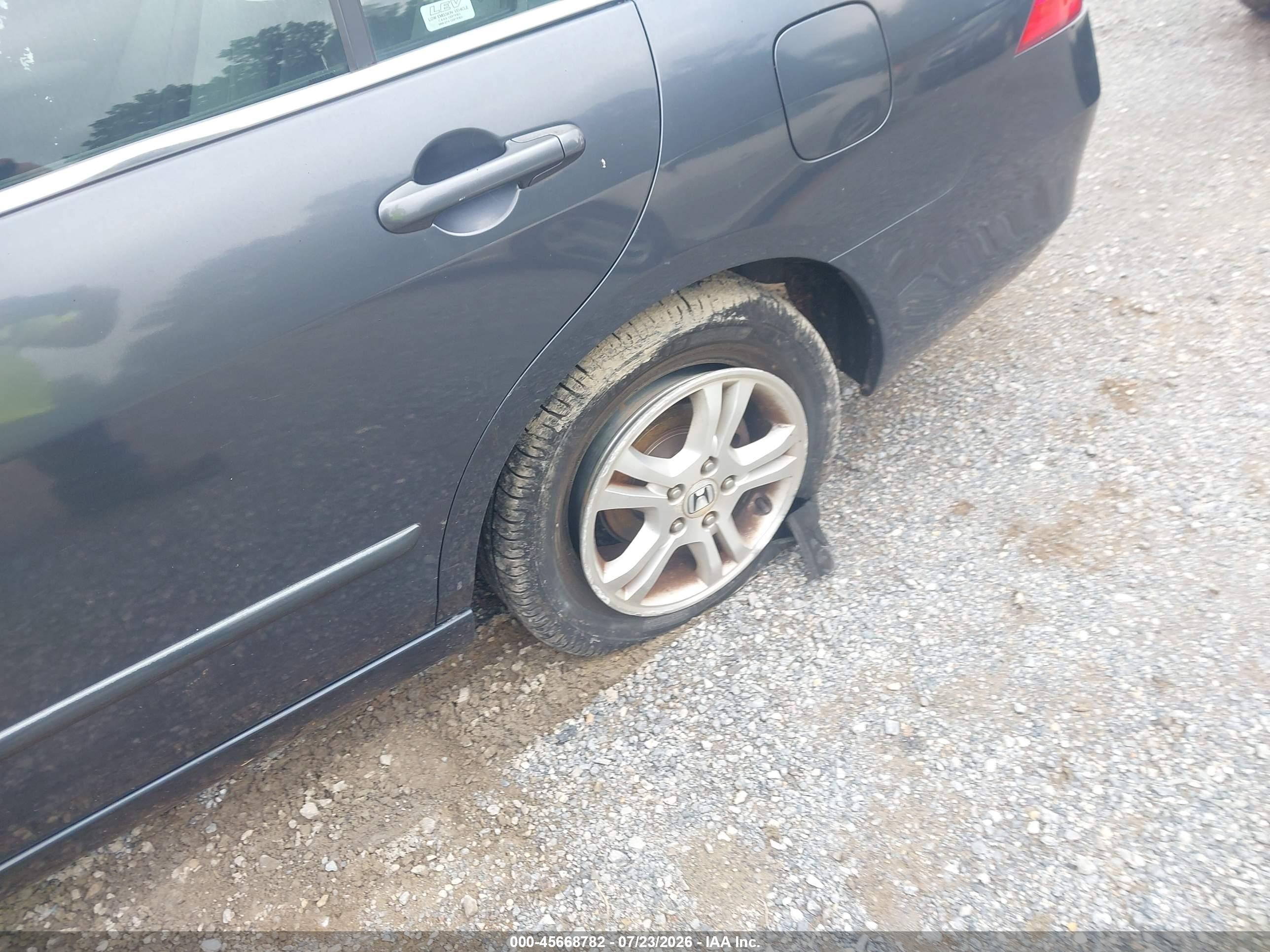 2006 Honda Accord 2.4 Se Gray vin: 1HGCM56336A086358