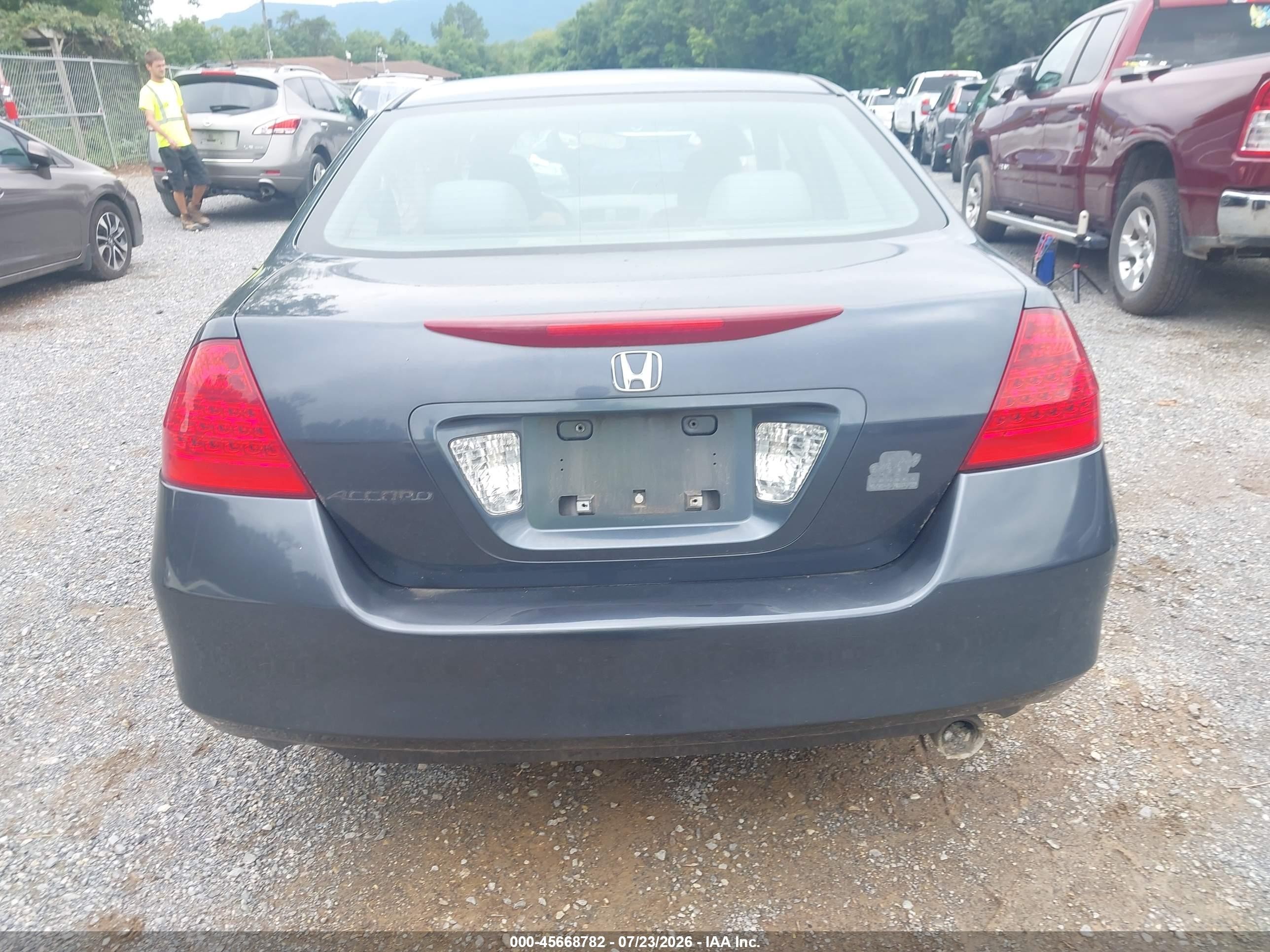 2006 Honda Accord 2.4 Se Gray vin: 1HGCM56336A086358