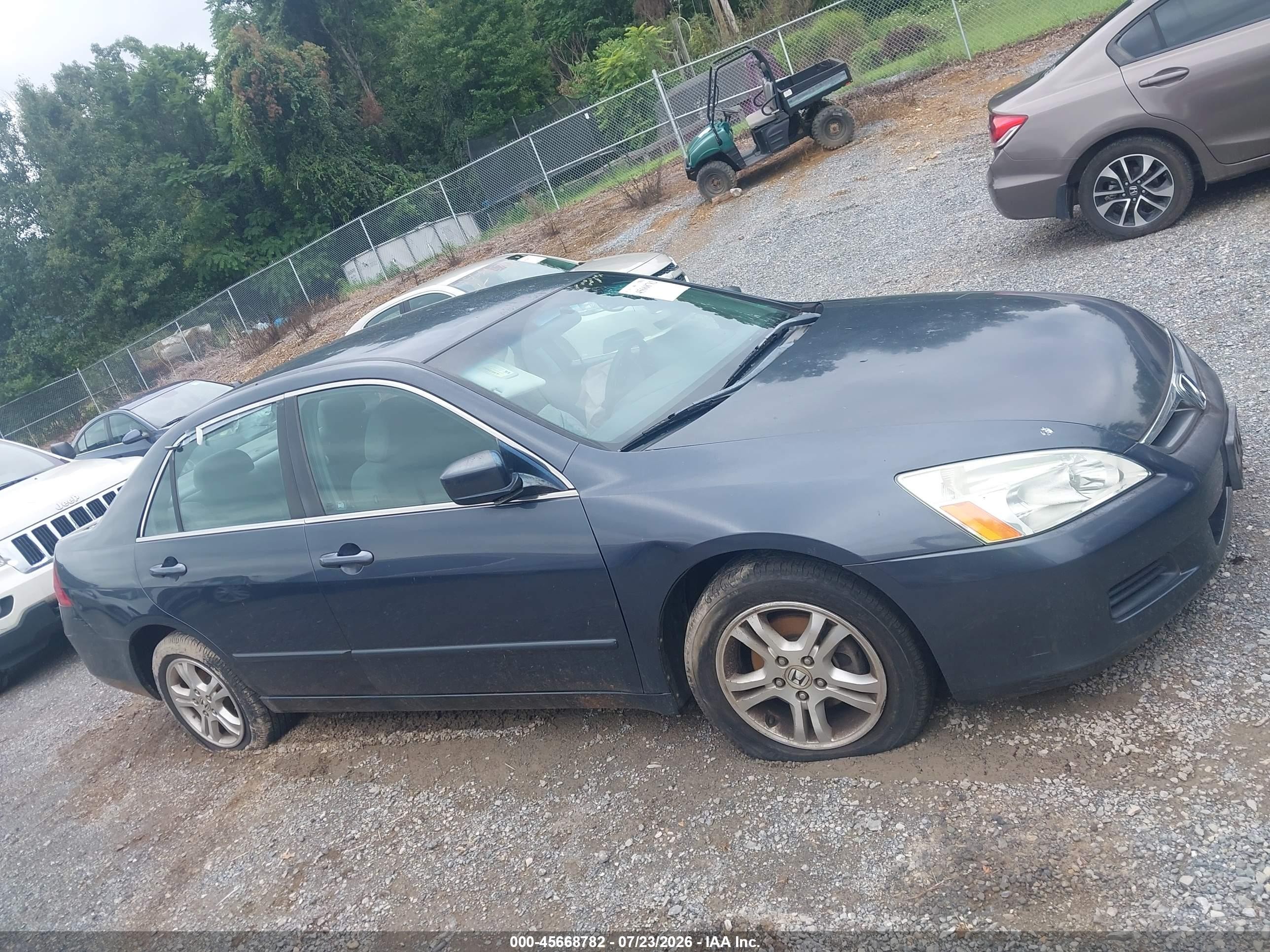 2006 Honda Accord 2.4 Se Gray vin: 1HGCM56336A086358