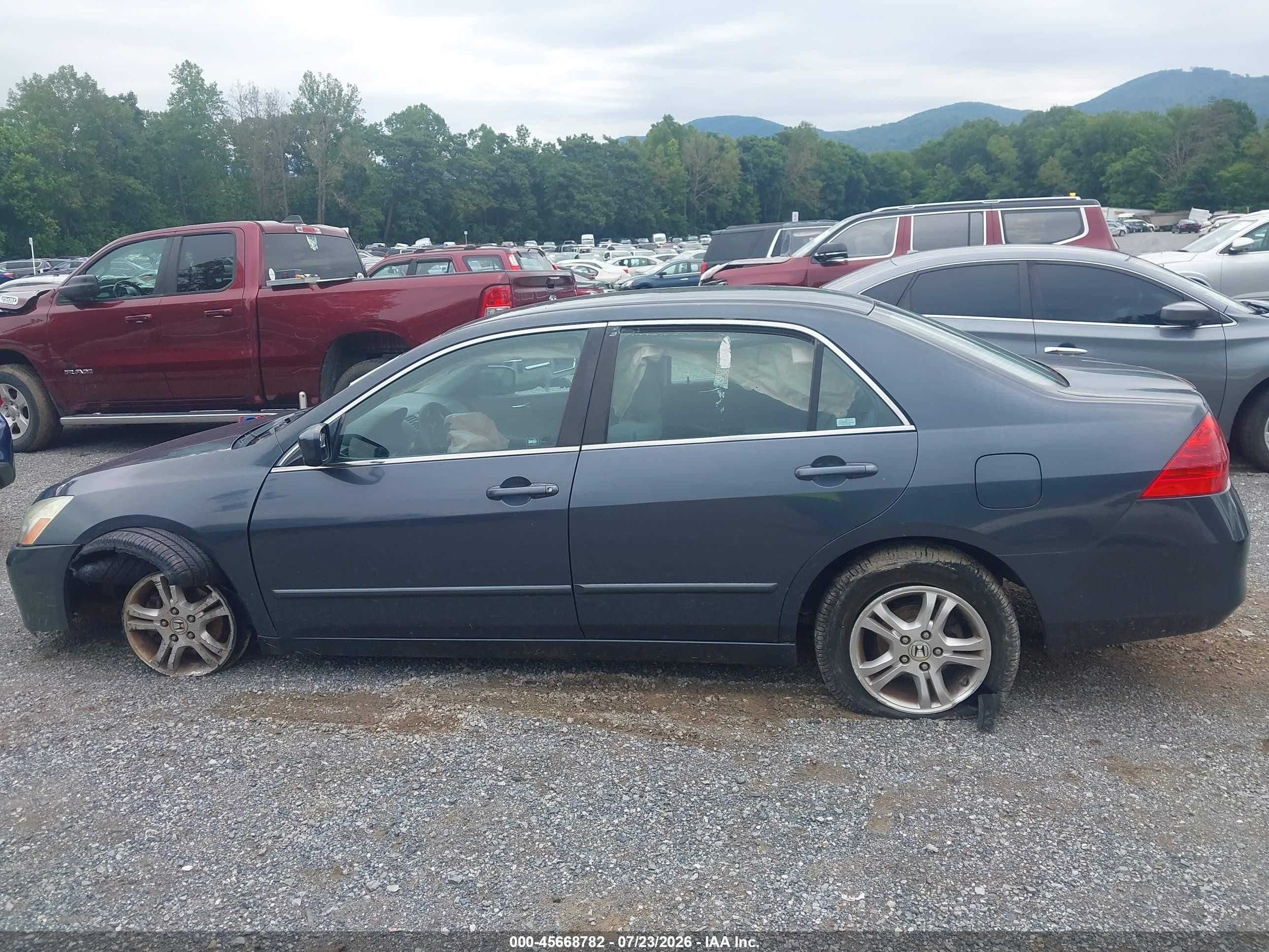 2006 Honda Accord 2.4 Se Gray vin: 1HGCM56336A086358