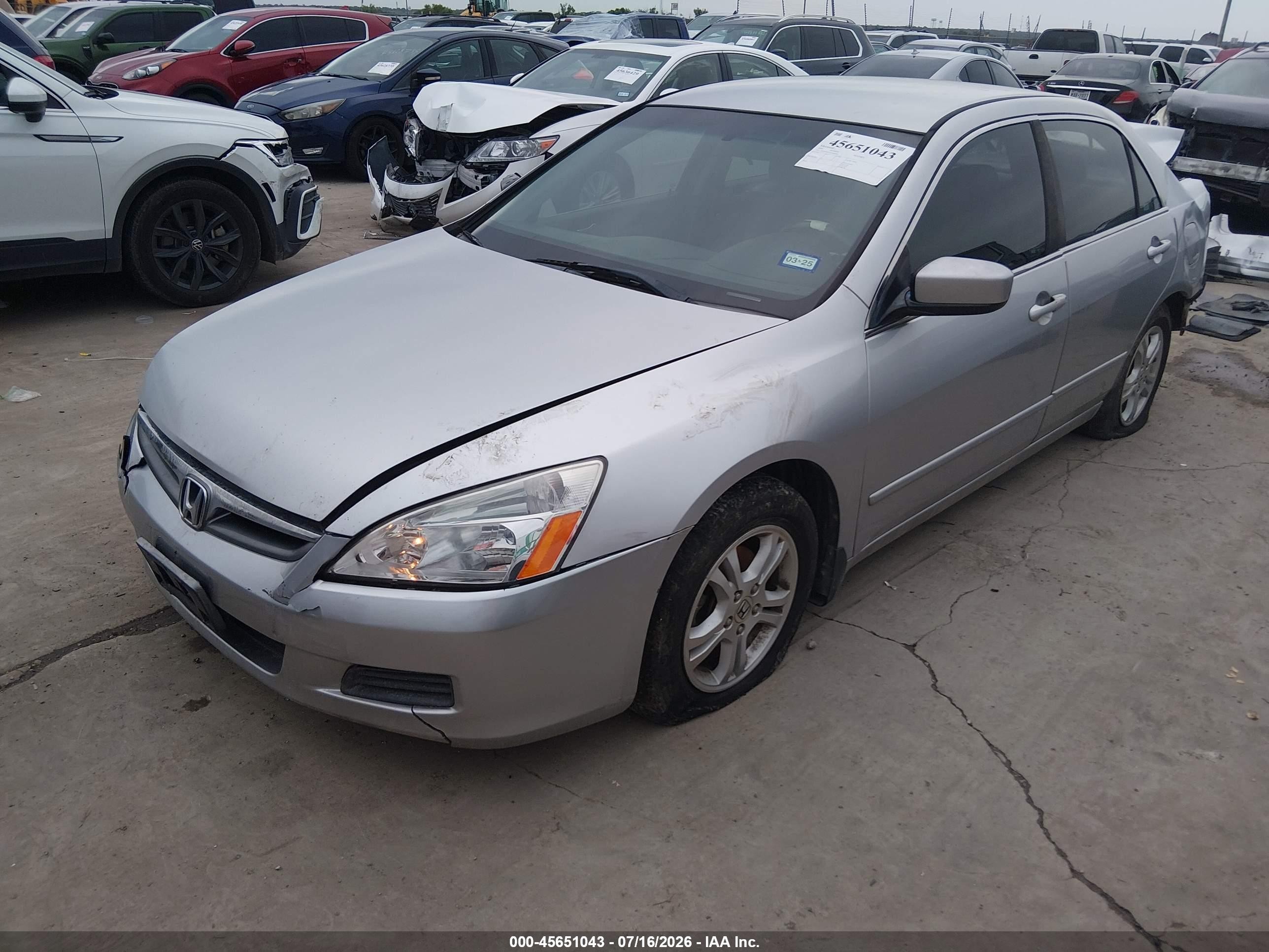 2006 Honda Accord 2.4 Se Silver vin: 1HGCM56336A088398