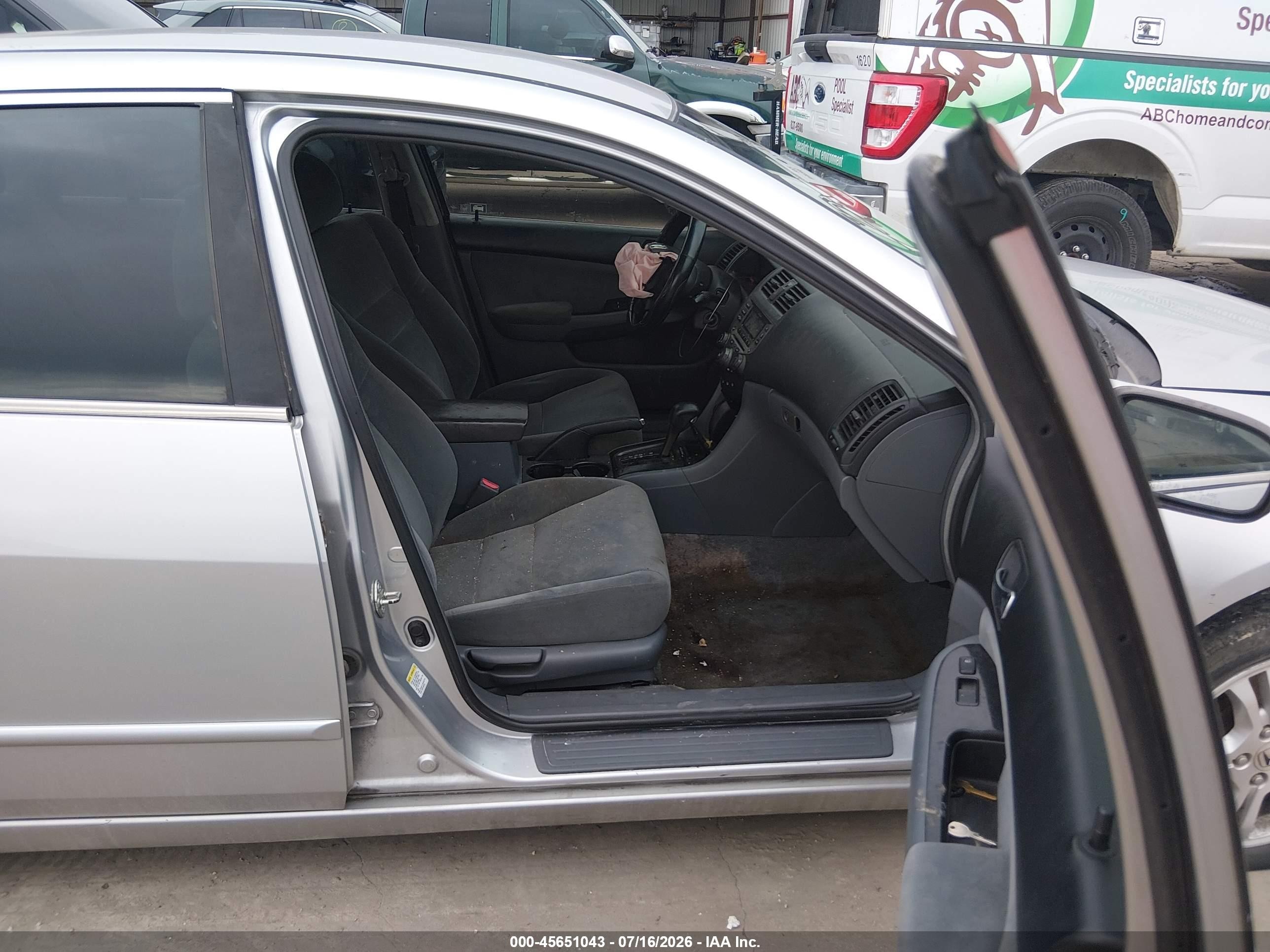 2006 Honda Accord 2.4 Se Silver vin: 1HGCM56336A088398