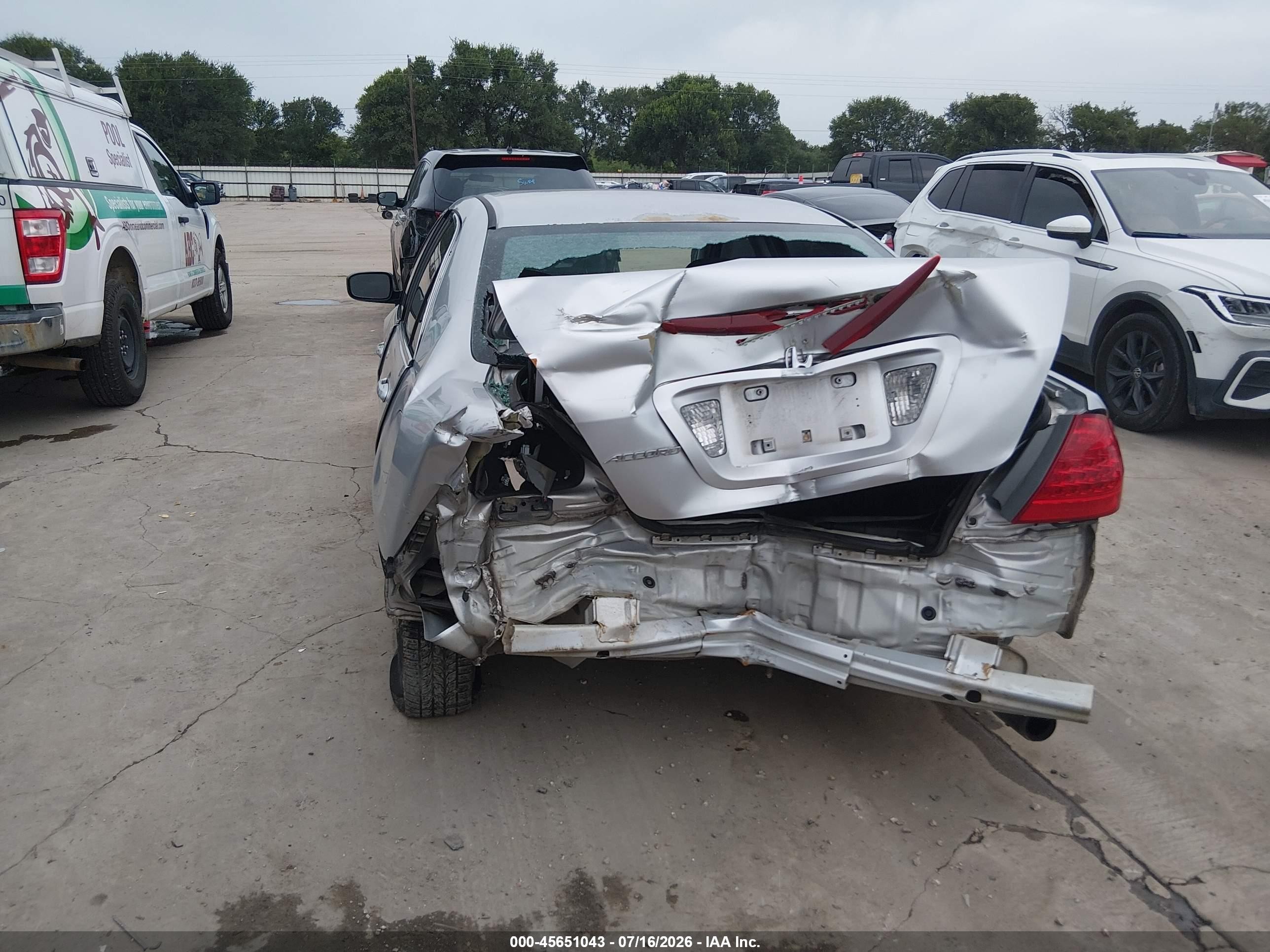 2006 Honda Accord 2.4 Se Silver vin: 1HGCM56336A088398