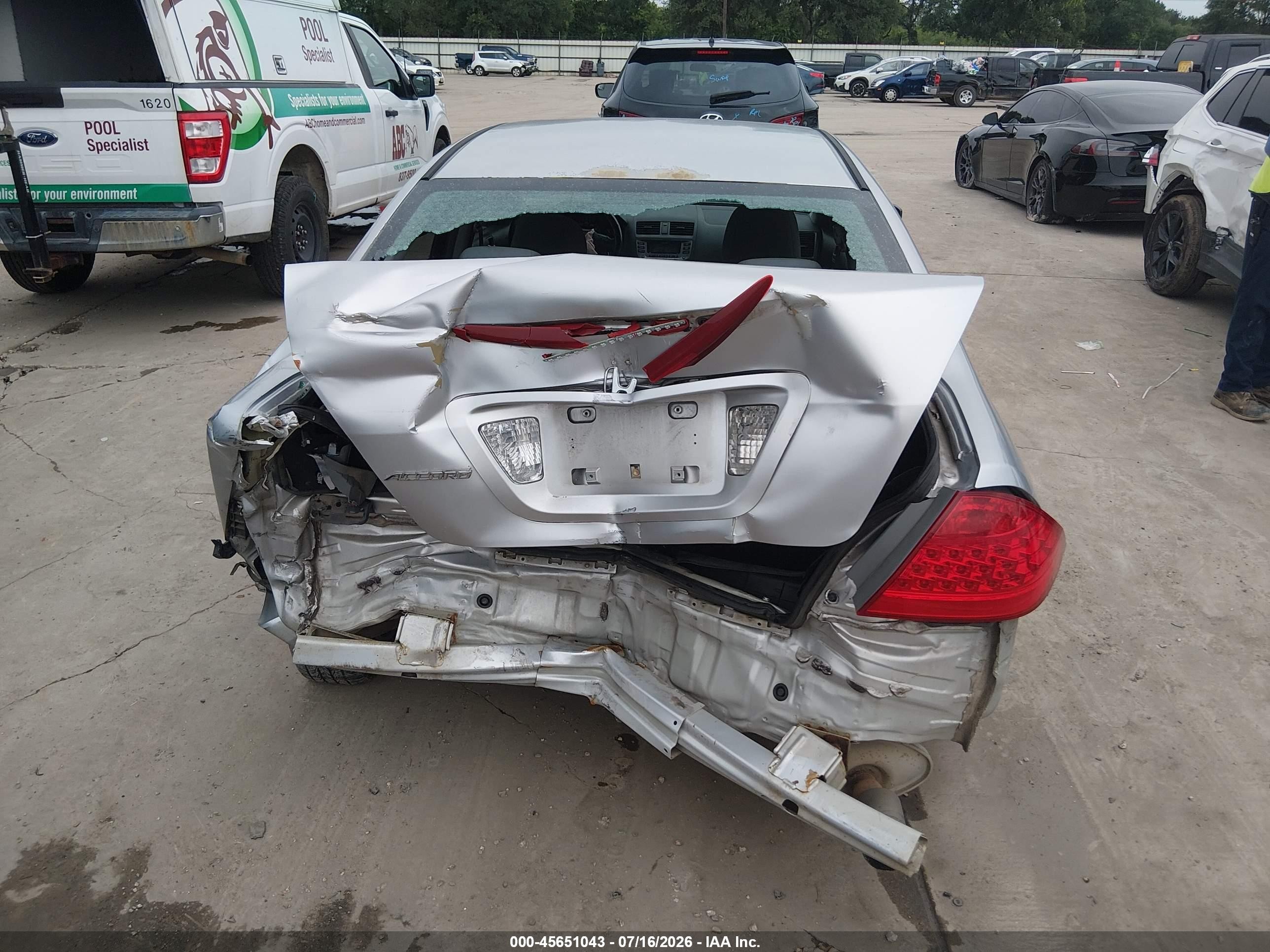 2006 Honda Accord 2.4 Se Silver vin: 1HGCM56336A088398