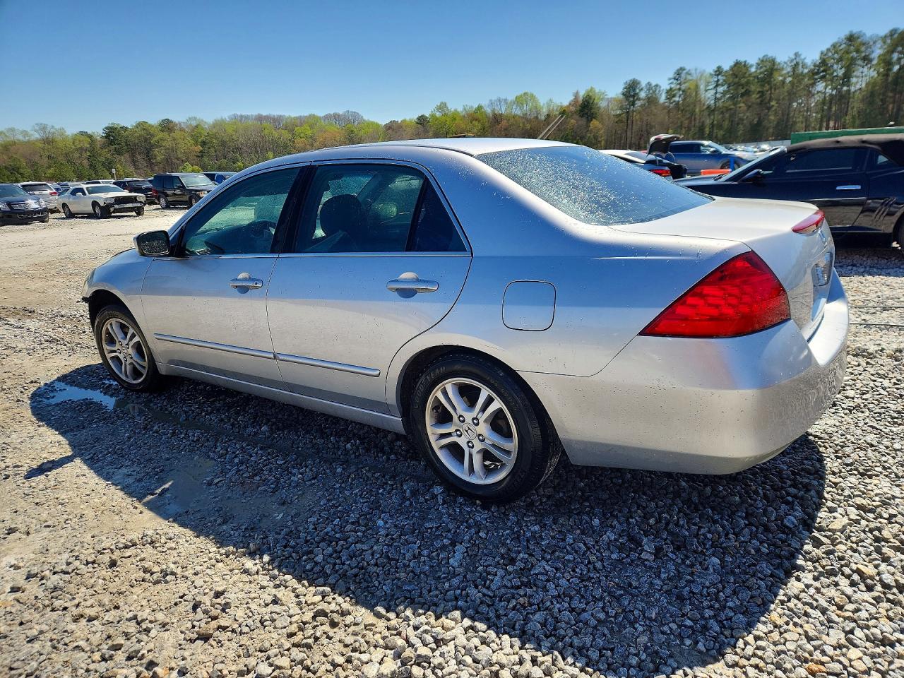 2006 Honda Accord Se Silver vin: 1HGCM56336A105300