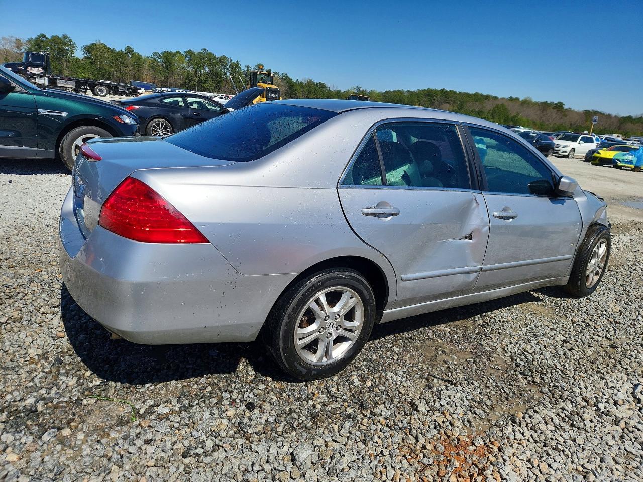 2006 Honda Accord Se Silver vin: 1HGCM56336A105300