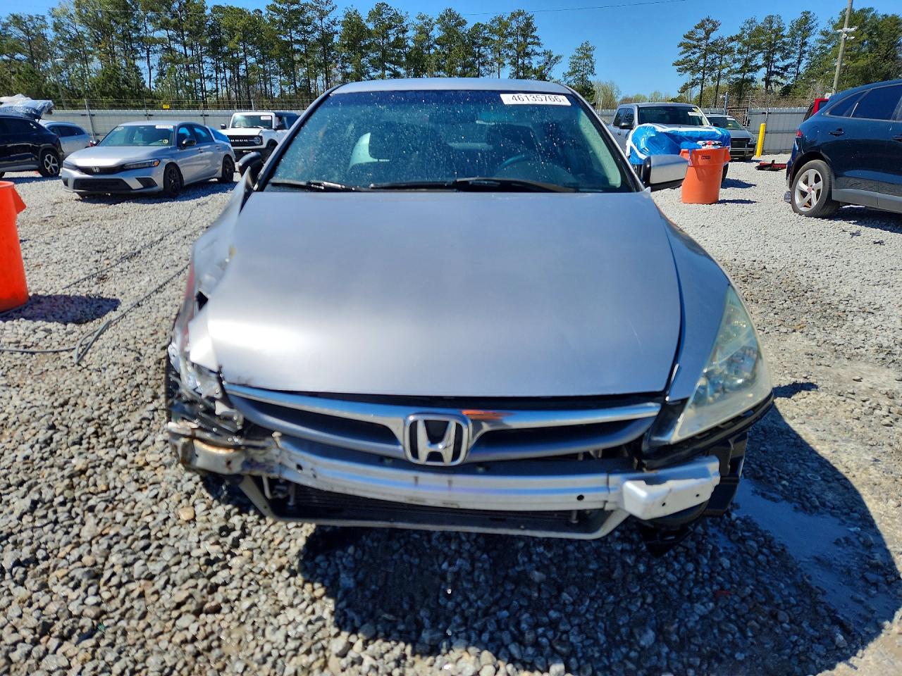 2006 Honda Accord Se Silver vin: 1HGCM56336A105300