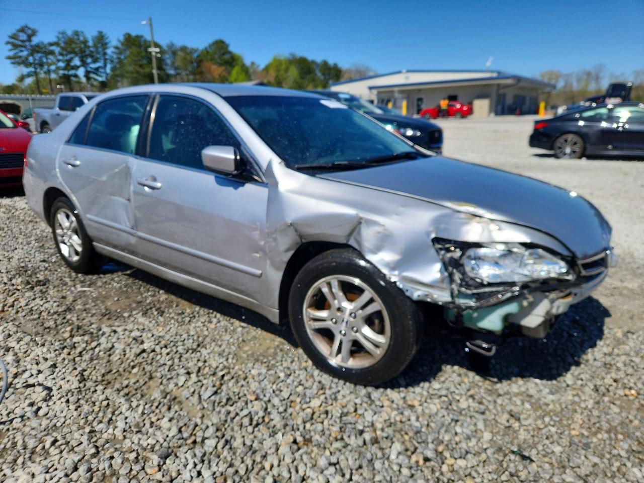 2006 Honda Accord Se Silver vin: 1HGCM56336A105300
