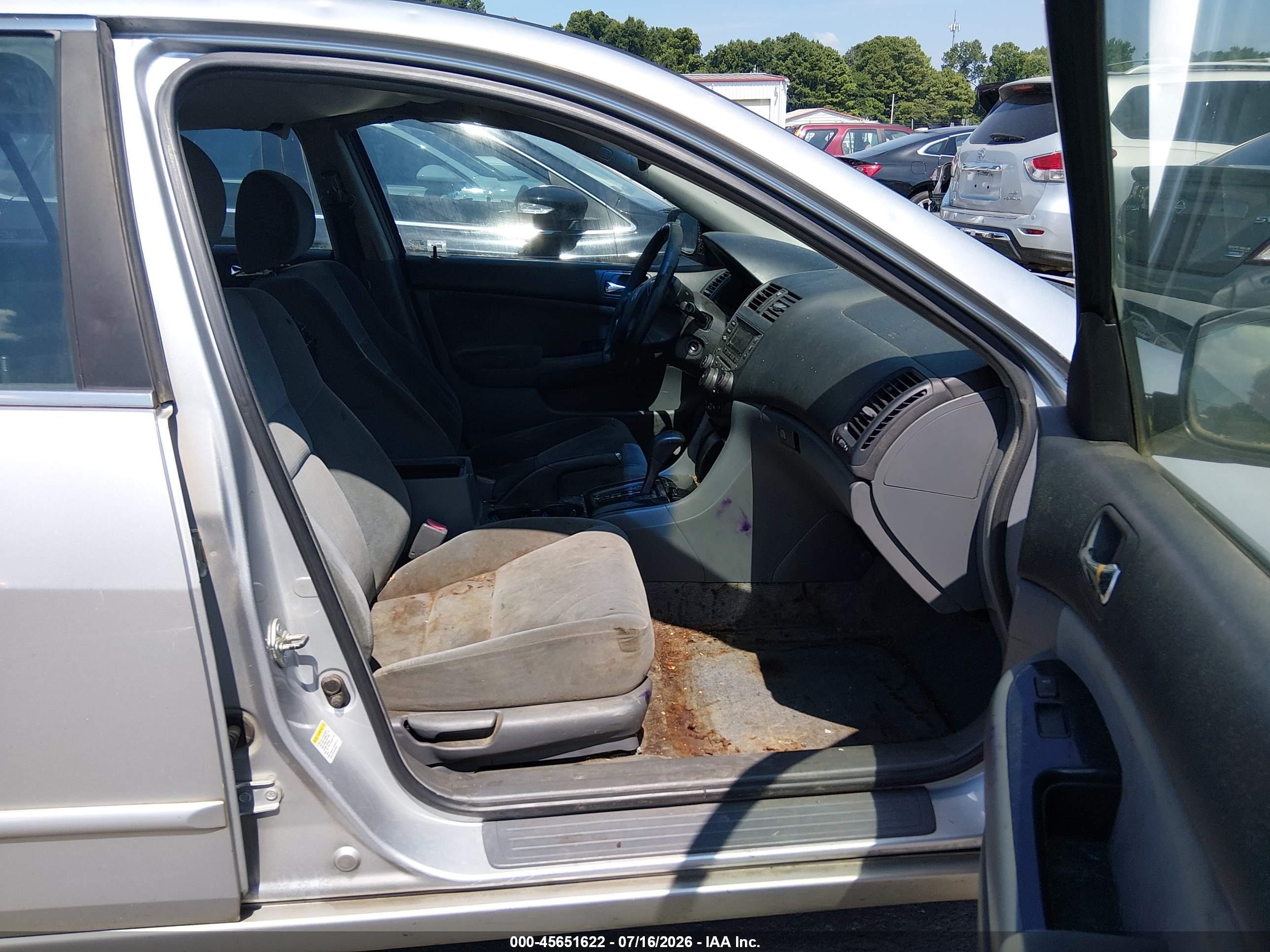 2006 Honda Accord 2.4 Se Silver vin: 1HGCM56336A144503