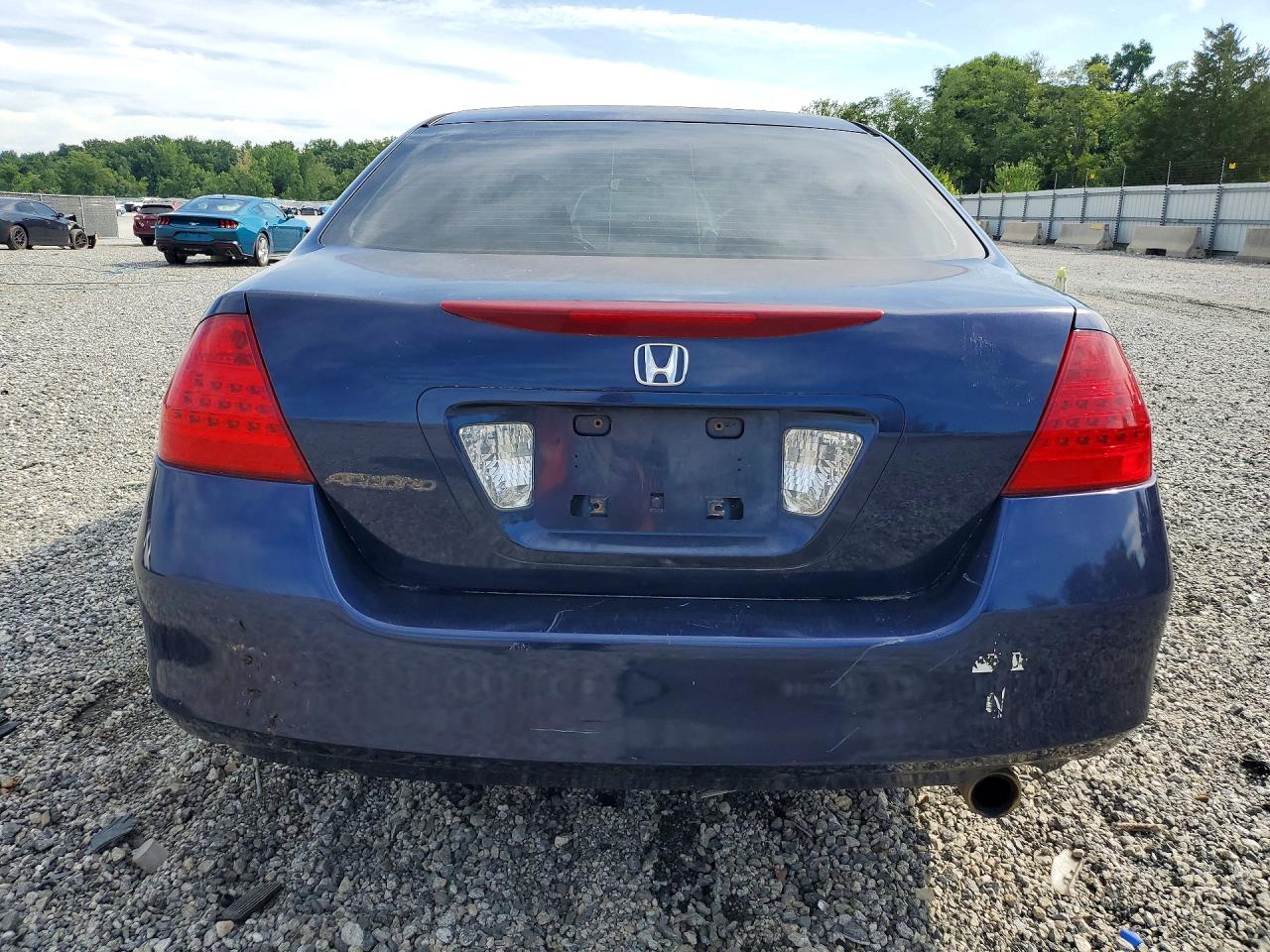 2006 Honda Accord Se Blue vin: 1HGCM56336A150298