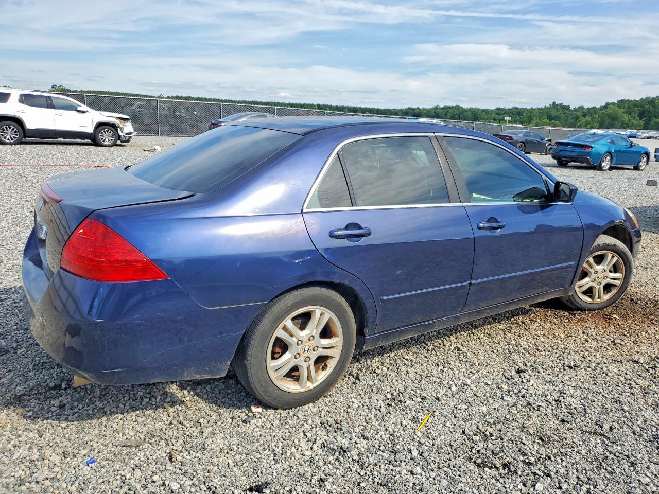 2006 Honda Accord Se Blue vin: 1HGCM56336A150298