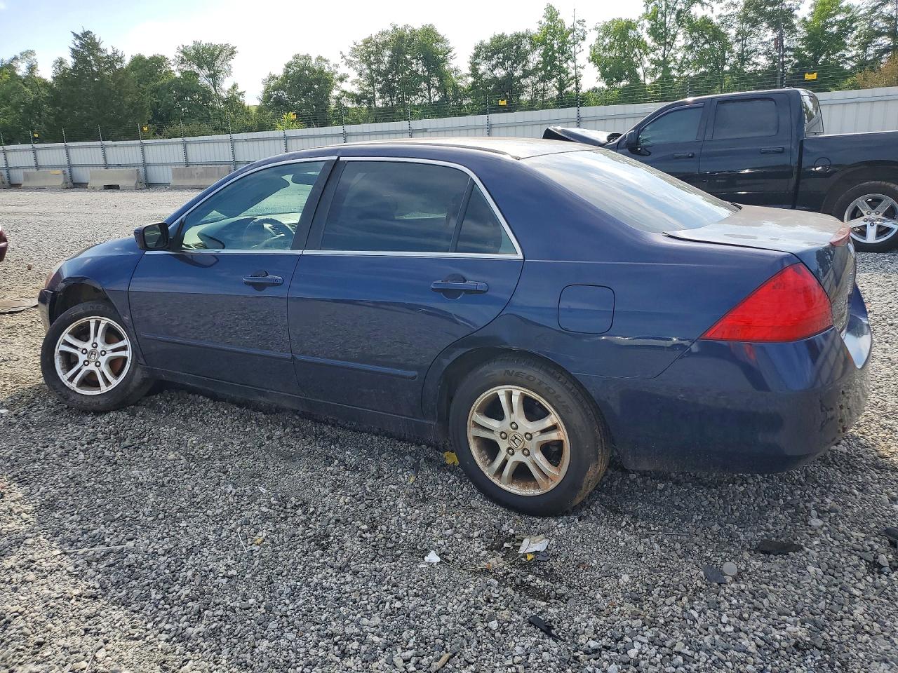 2006 Honda Accord Se Blue vin: 1HGCM56336A150298