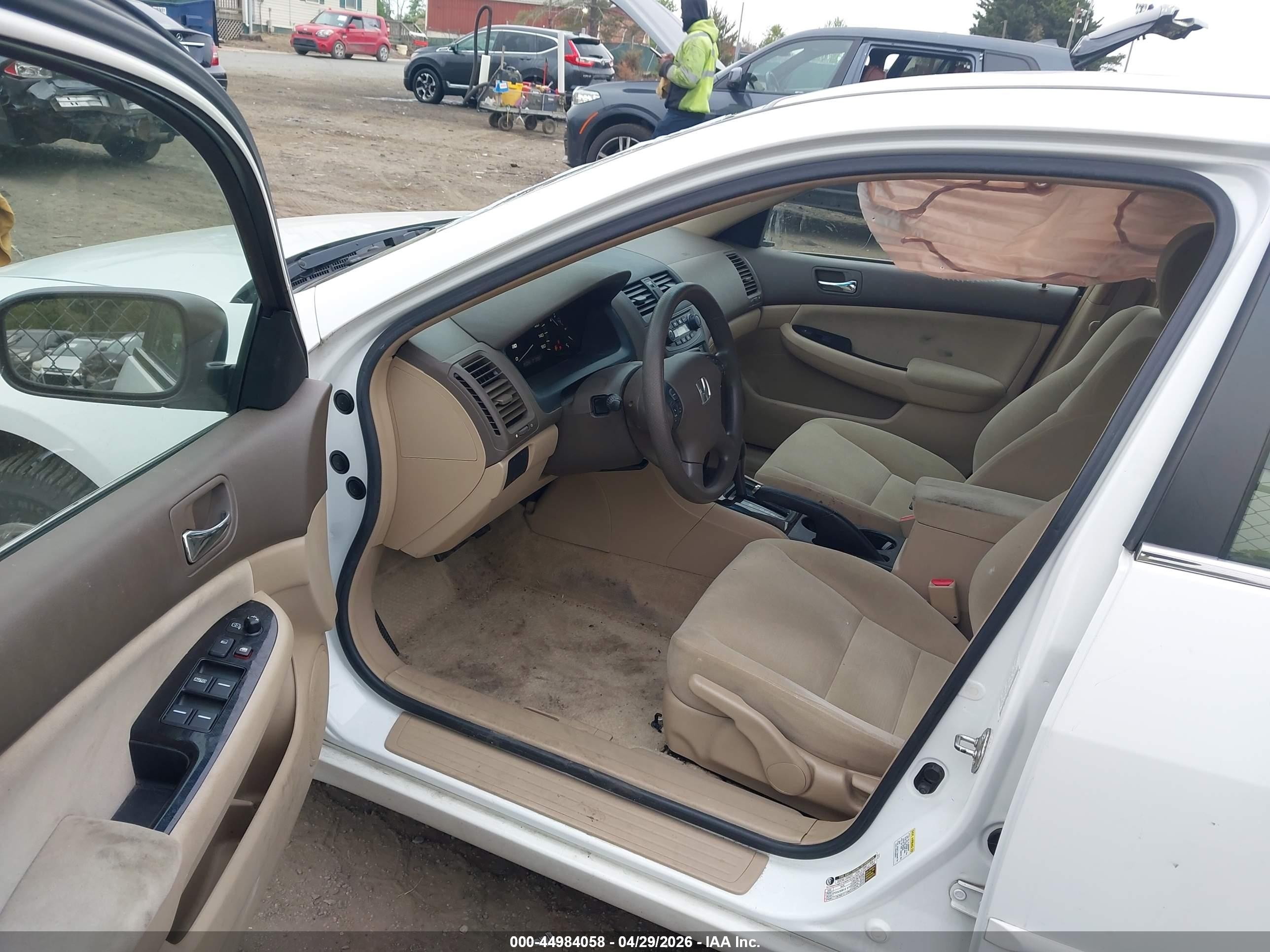 2006 Honda Accord 2.4 Se Белый vin: 1HGCM56336A180286