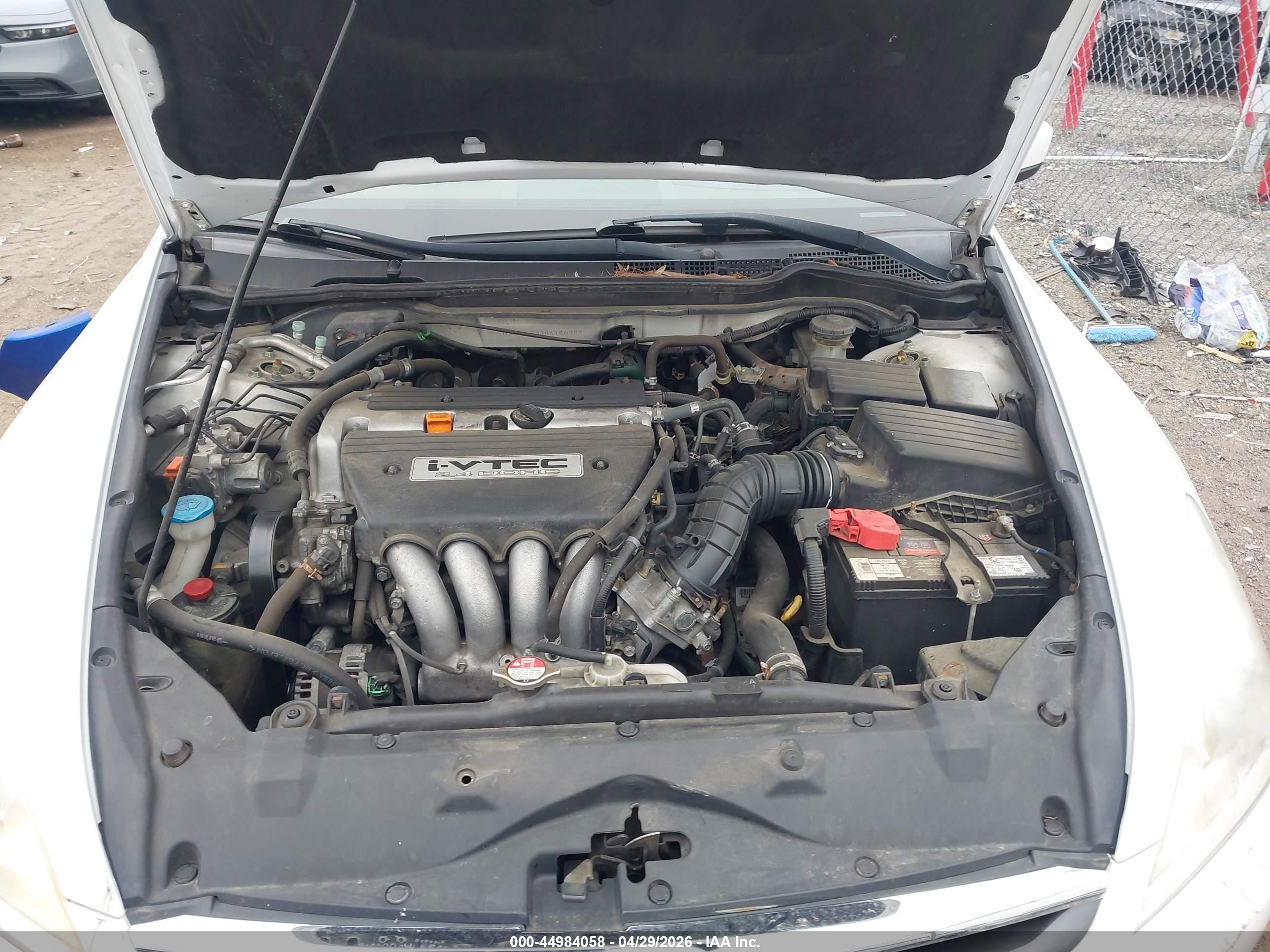 2006 Honda Accord 2.4 Se Белый vin: 1HGCM56336A180286