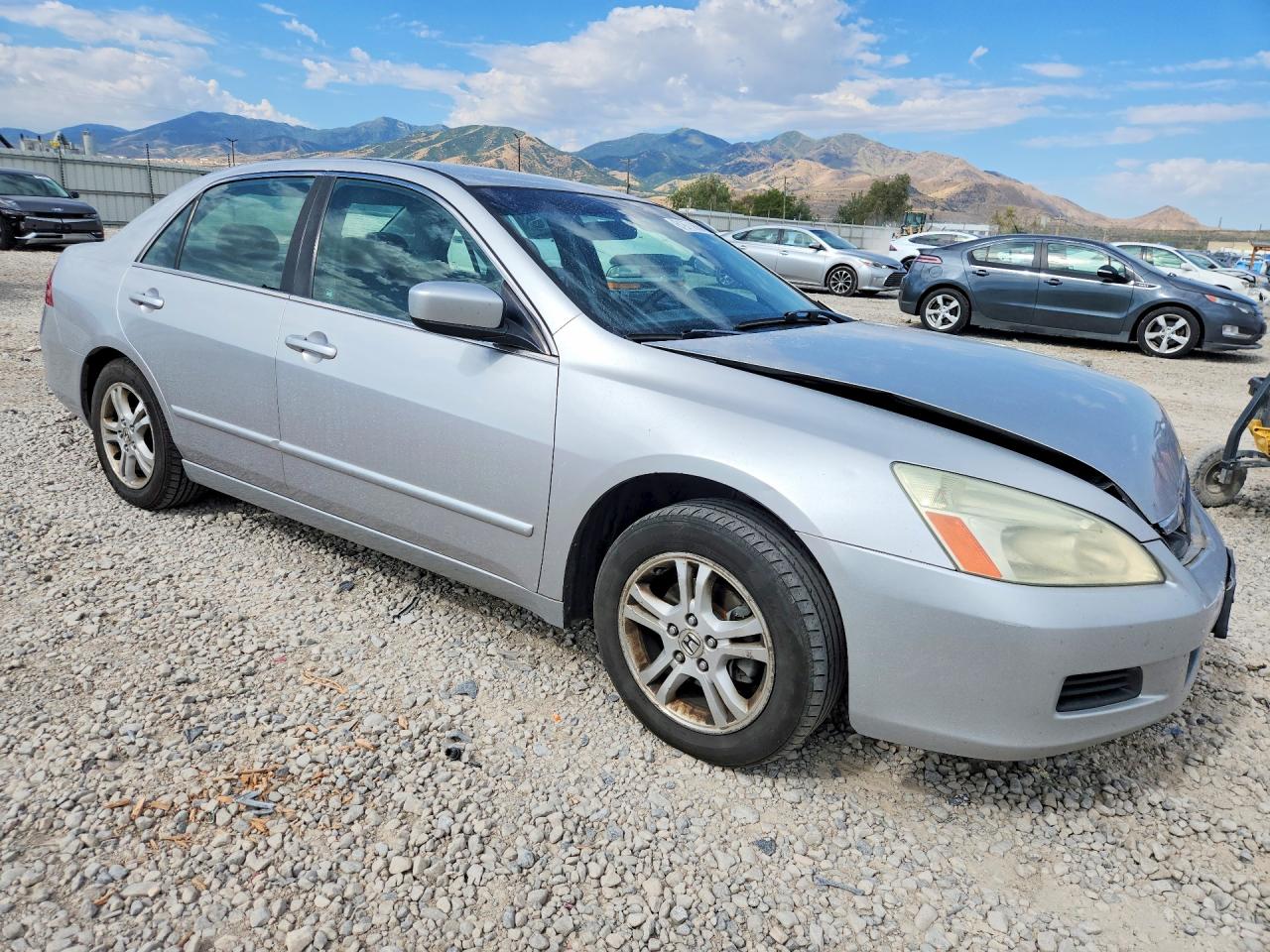 2006 Honda Accord Se Silver vin: 1HGCM56336A181776
